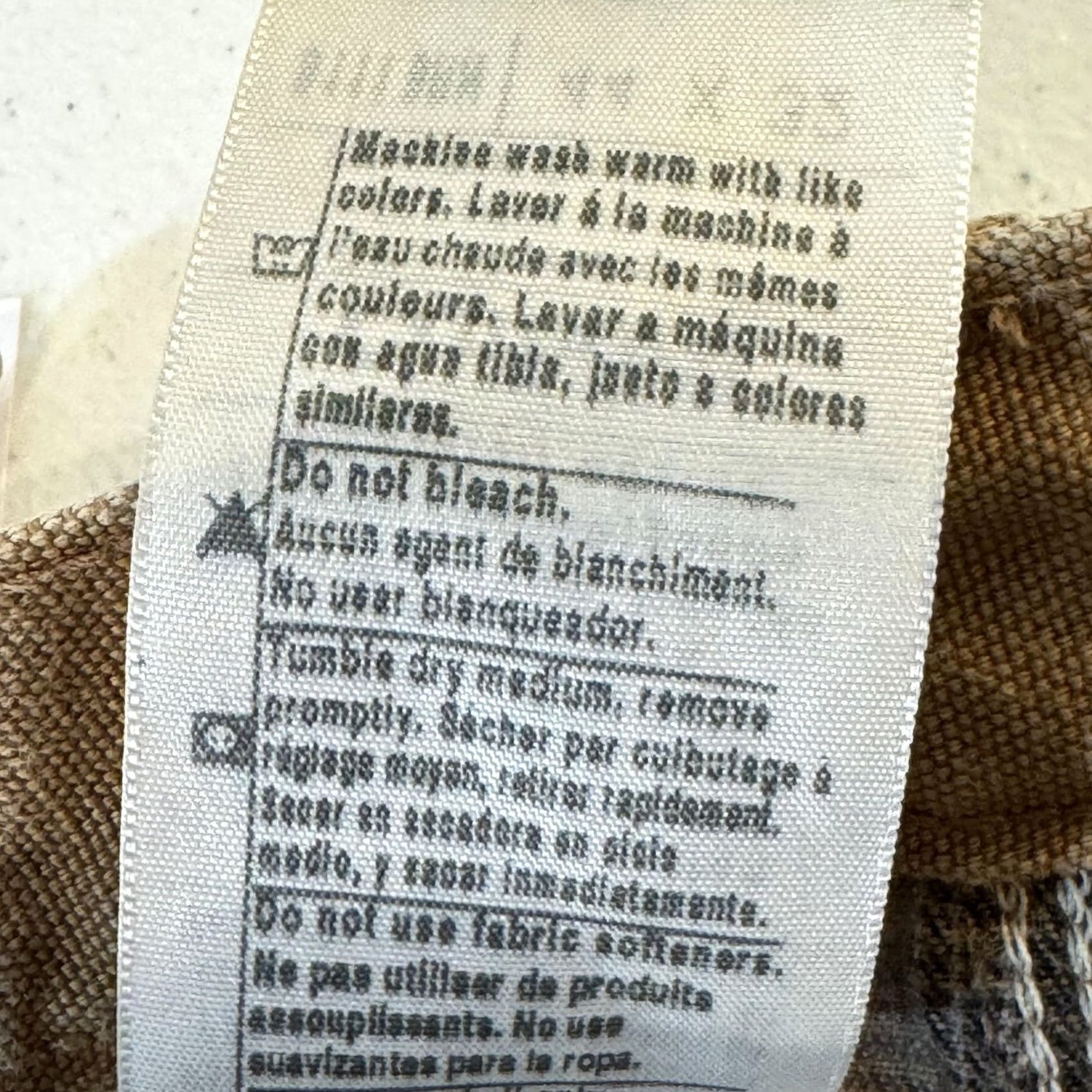 Carhartt Carhartt Pants Mens 44x32 Brown Flannel Lined Duck Dungaree Carpenter Work B111 Brown Mens 44x32 Carpenter Flannel Lined Workwear Pants Size US 44 / EU 60 - 6 Thumbnail
