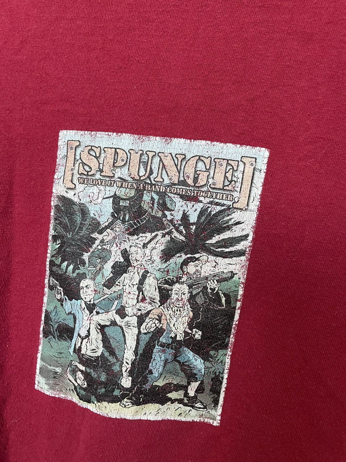 Band Tees × Vintage Vintage Spunge We Love It Tee Punk British Band T Shirt Size US L / EU 52-54 / 3 - 2 Thumbnail
