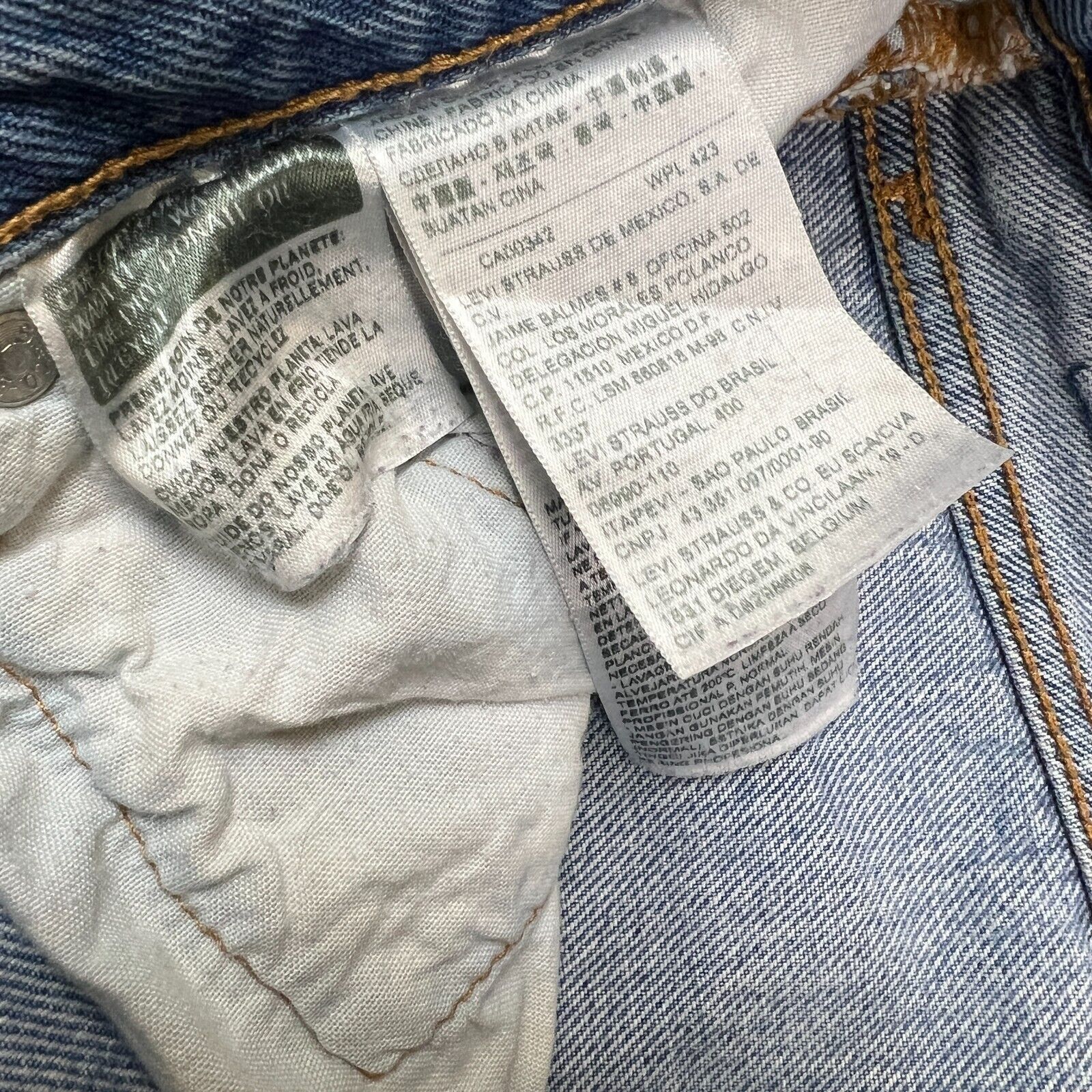 Levi's × Vintage Levi's 501 CT Jeans 36x28 Customized Taper Distressed Denim Size US 36 / EU 52 - 9 Thumbnail