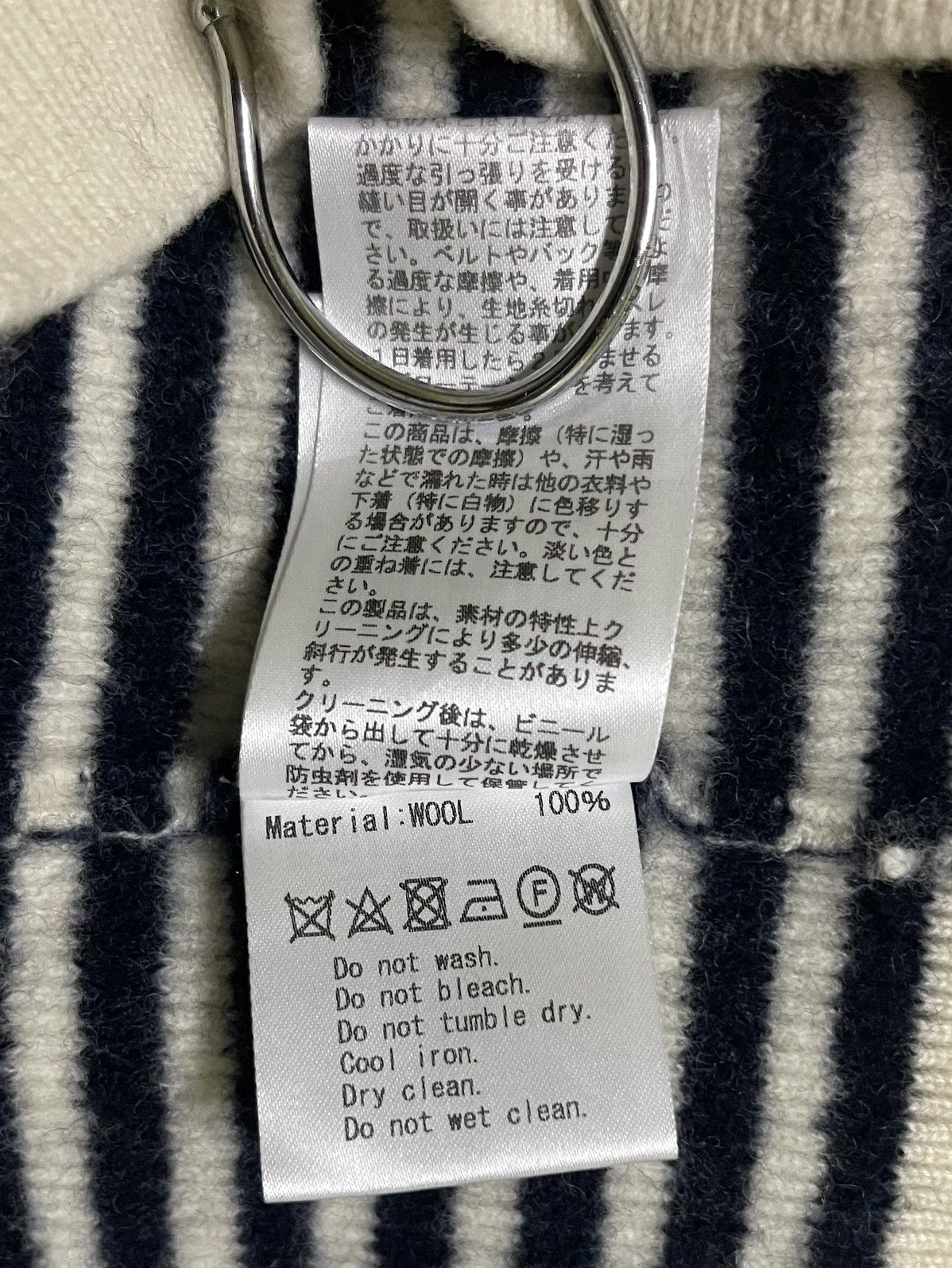 Japanese Brand Ouur Wool Stripe Jumper Japan Size S / US 4 / IT 40 - 10 Thumbnail