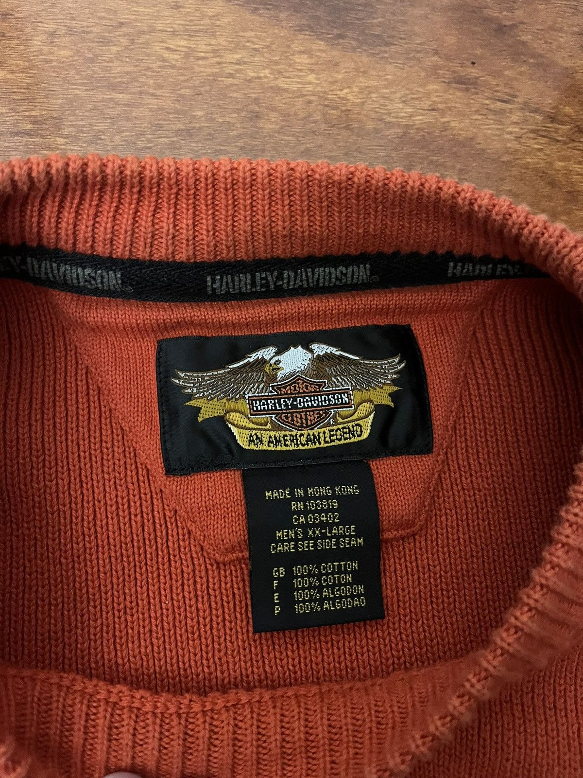 Harley Davidson Knit Harley Davidson Sweater Size US XXL / EU 58 / 5 - 3 Thumbnail