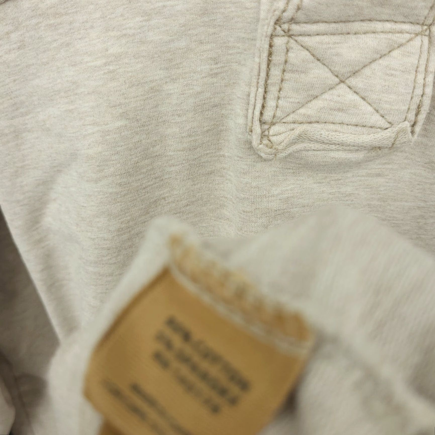 Vintage Jeremiah Sweater Mens XL Beige Pullover Mock Neck Long Sleeve Cotton Blend Size US XL / EU 56 / 4 - 6 Thumbnail