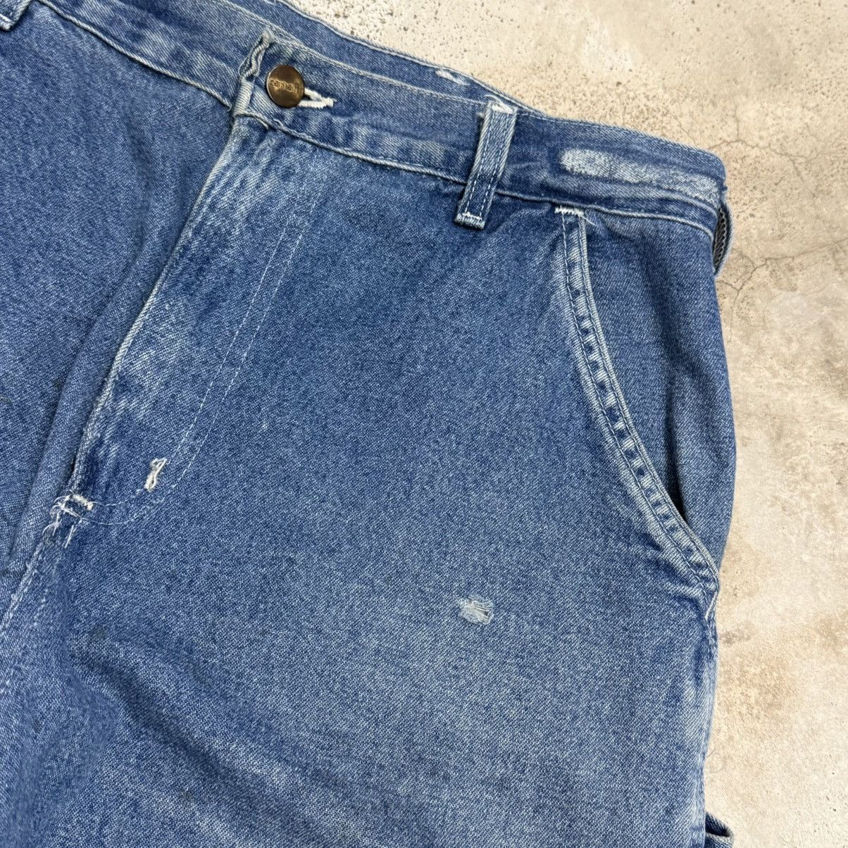 Carhartt Carhatt Distressed Used Carpenter Pants Size US 32 / EU 48 - 10 Thumbnail