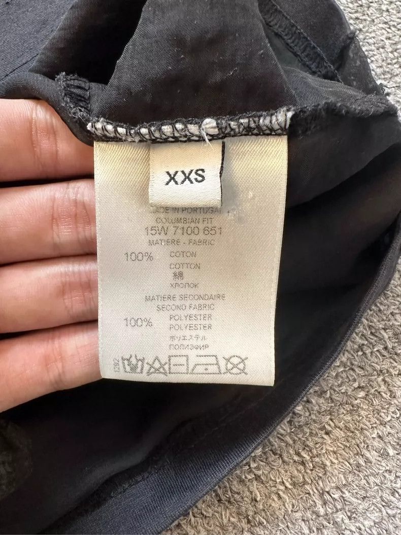 Givenchy Givenchy New Style Black Large Destroyed Logo Short-Sleeve Size US XXS / EU 40 - 5 Thumbnail