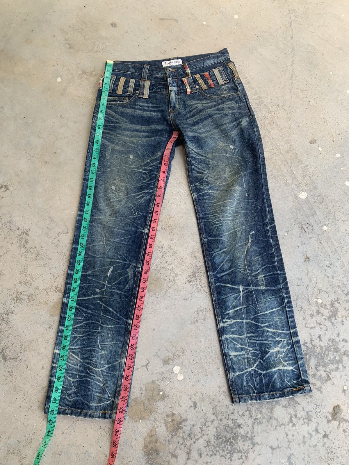 Japanese Brand Double Waist Jeans Pants Size US 32 / EU 48 - 4 Thumbnail