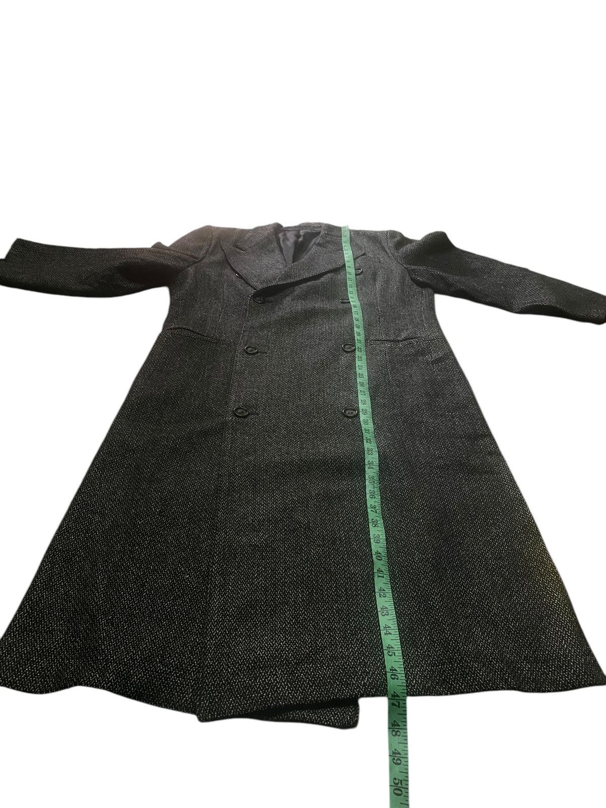 Y's × Yohji Yamamoto Vintage Y'S Yohji Yamamoto Wool Double Breasted Long Coat Size US M / EU 48-50 / 2 - 13 Thumbnail