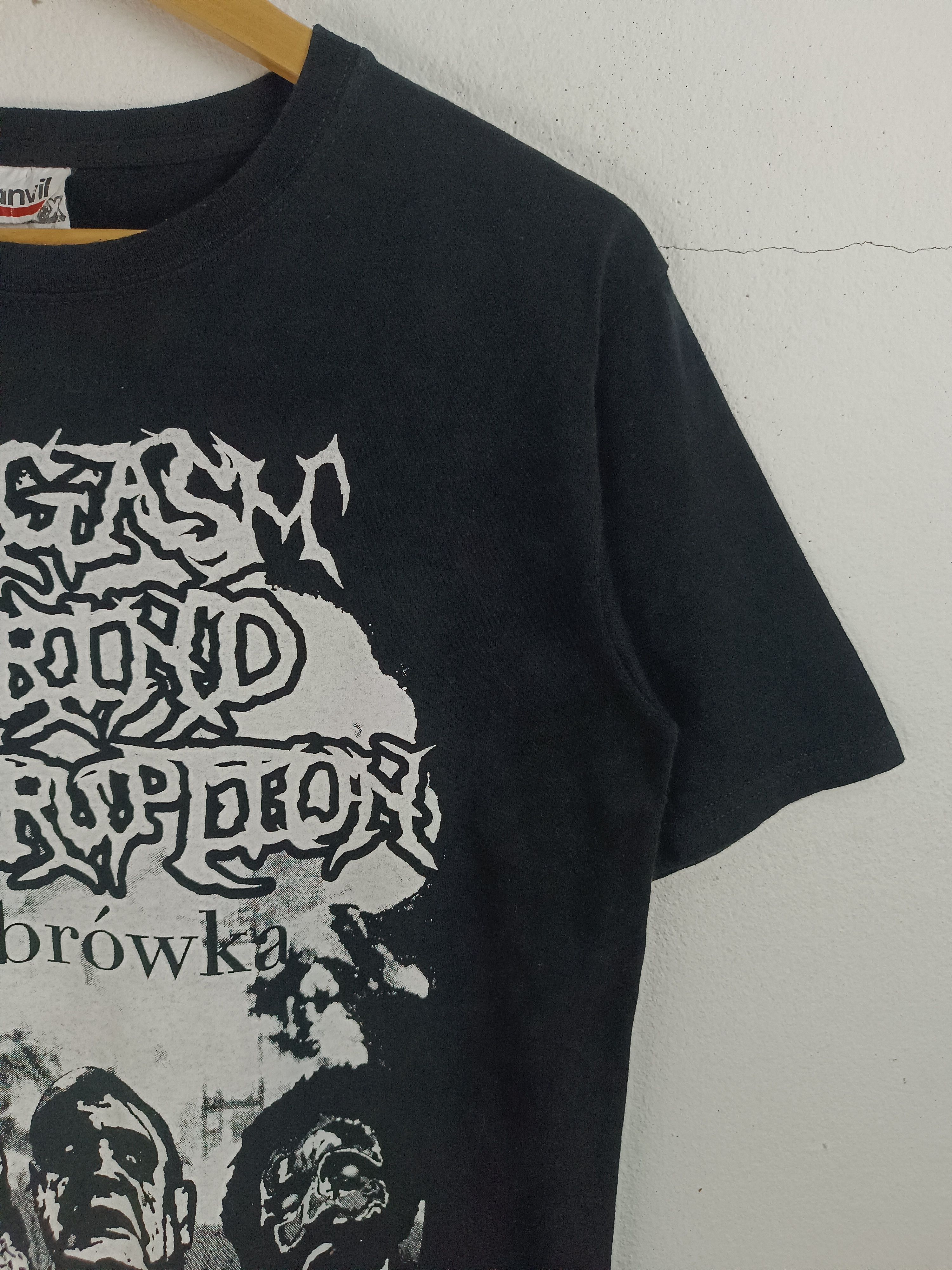 Band Tees VINTAGE Y2K ORGASM GRIND DISRUPTION JAPAN GRINDCORE METAL Ts Size US S / EU 44-46 / 1 - 6 Thumbnail