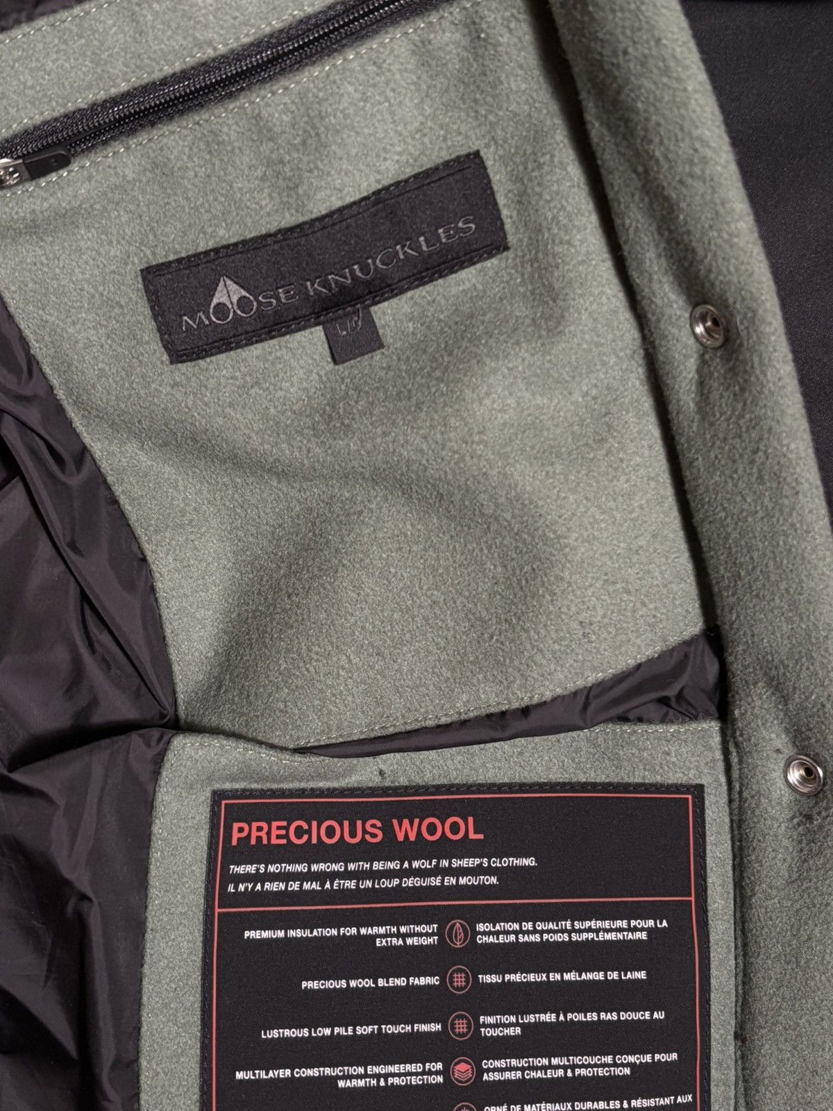 Moose Knuckles Moose Knuckles Westmore Sage Jacket - Size L Size US L / EU 52-54 / 3 - 5 Thumbnail
