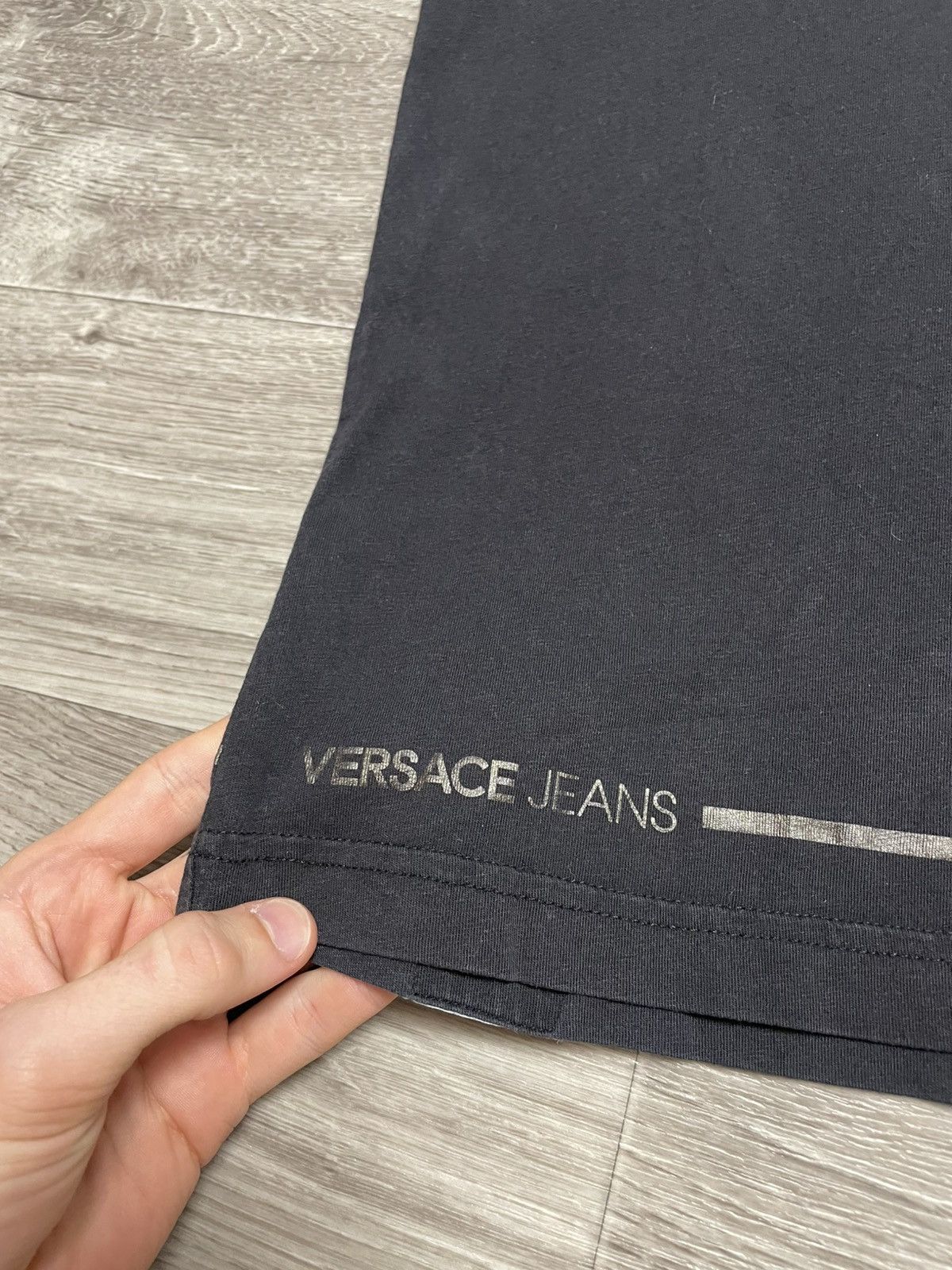 Versace Versace Jeans Couture Baroque Graphic Tee Black Size US M / EU 48-50 / 2 - 4 Thumbnail