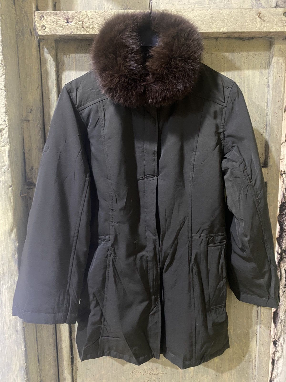 If Six Was Nine × Le Grande Bleu (L.G.B.) MOGA vintage Fur jacket Size L / US 10 / IT 46 - 1 Thumbnail