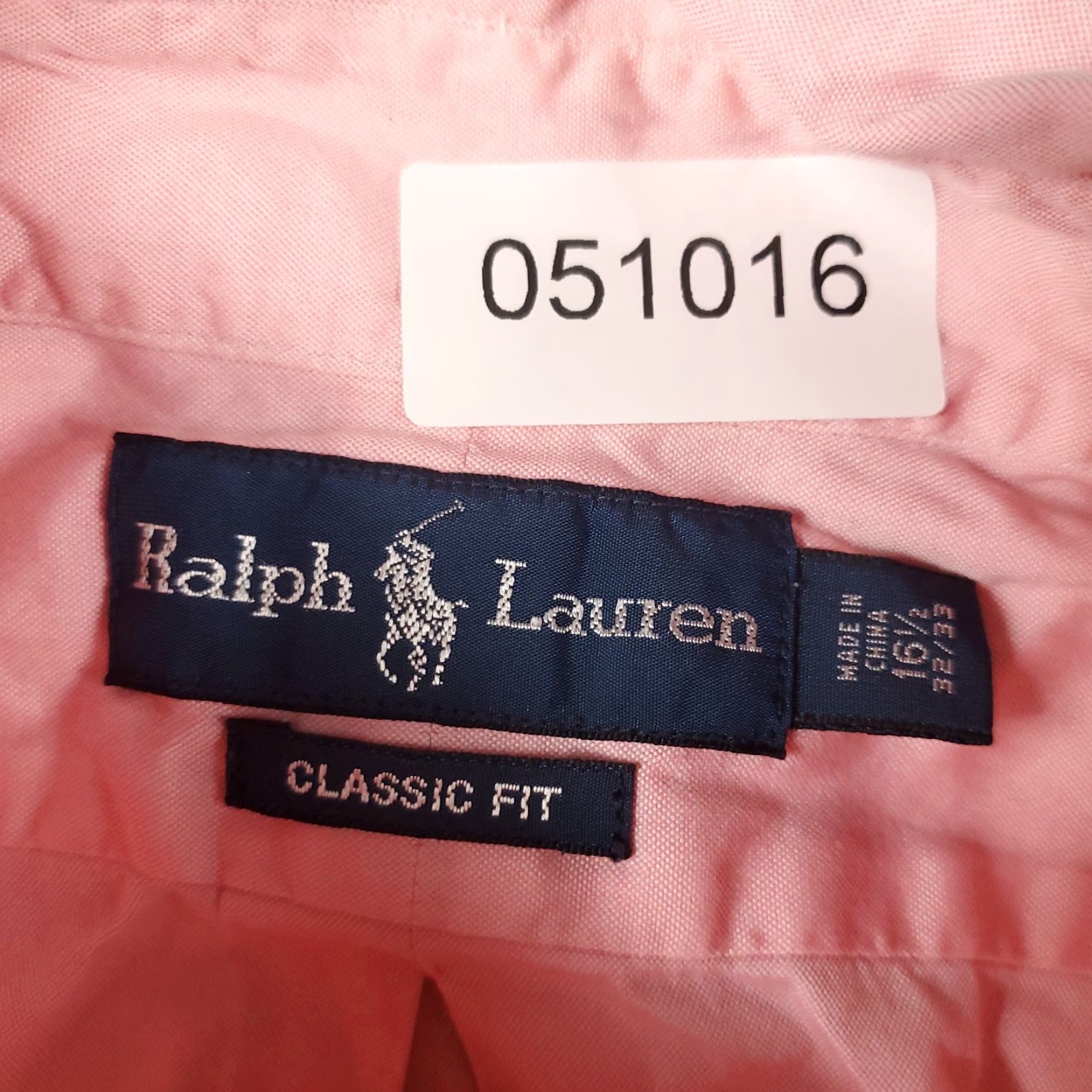 Ralph Lauren Ralph Lauren Shirt Mens 16.5 Pink Dress Button Up Long Sleeve Cotton Solid Size 42R - 8 Thumbnail