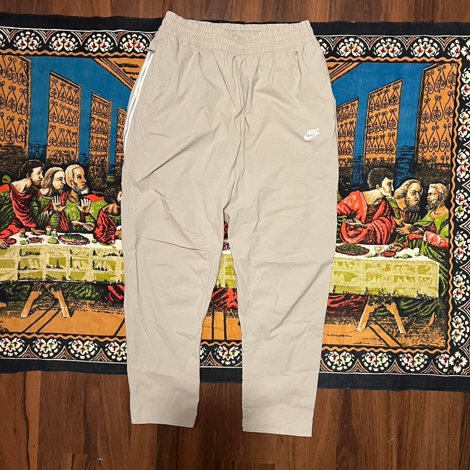 Nike × Vintage Mens nike track pants large baggy slim straight fit y2k Size US 34 / EU 50 - 1 Thumbnail