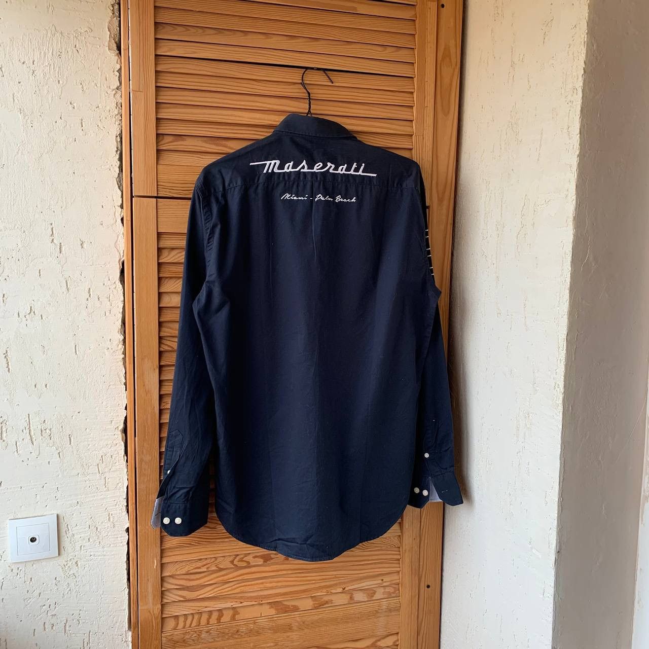 La Martina Rare! Vintage La Martina Maserati Big Logo Shirt Button Up Size US L / EU 52-54 / 3 - 2 Thumbnail