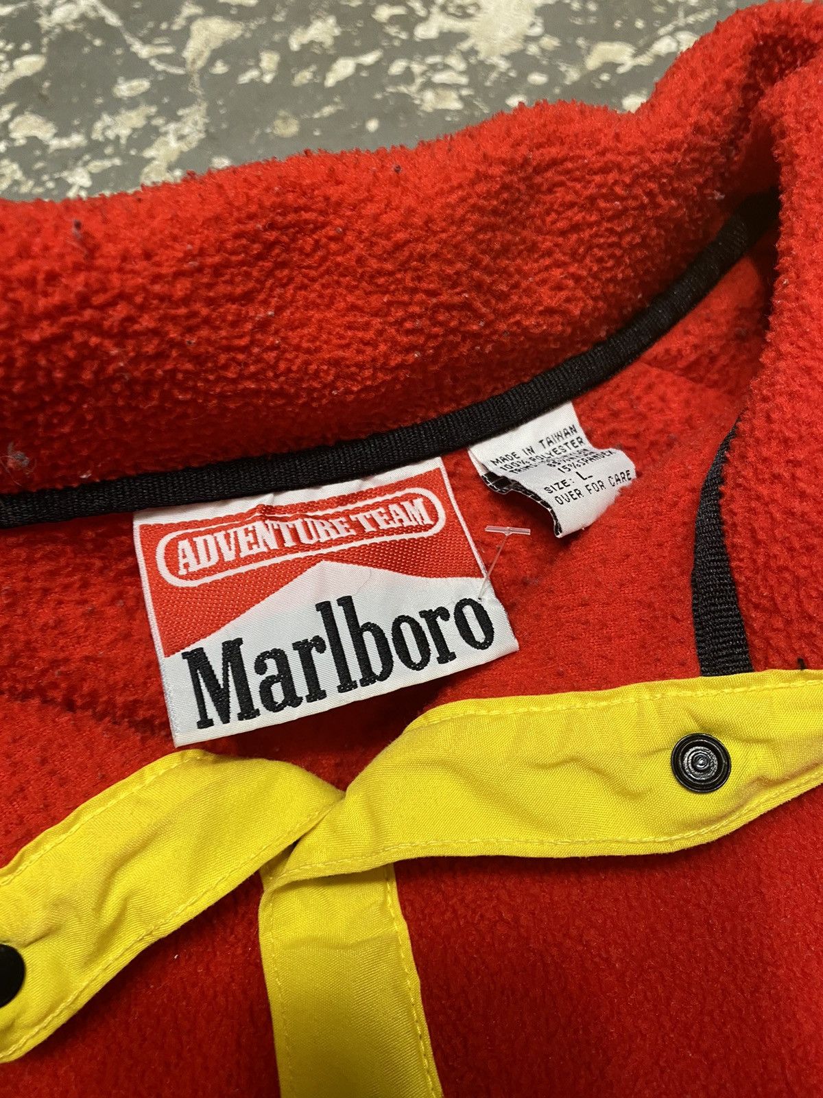 Marlboro Vintage Marlboro Unlimited Synchilla Botton Snap Fleece Size US L / EU 52-54 / 3 - 5 Thumbnail
