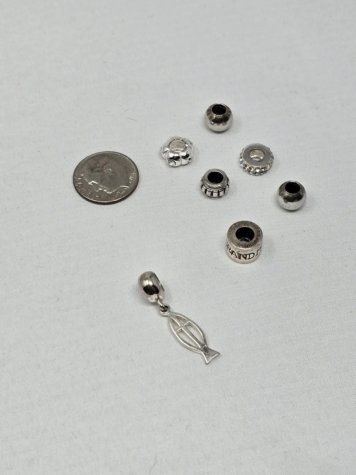 Other Cute IBB 925 Sterling Silver Charm Lot 8g – Grandma, Fish, Size ONE SIZE - 7 Thumbnail