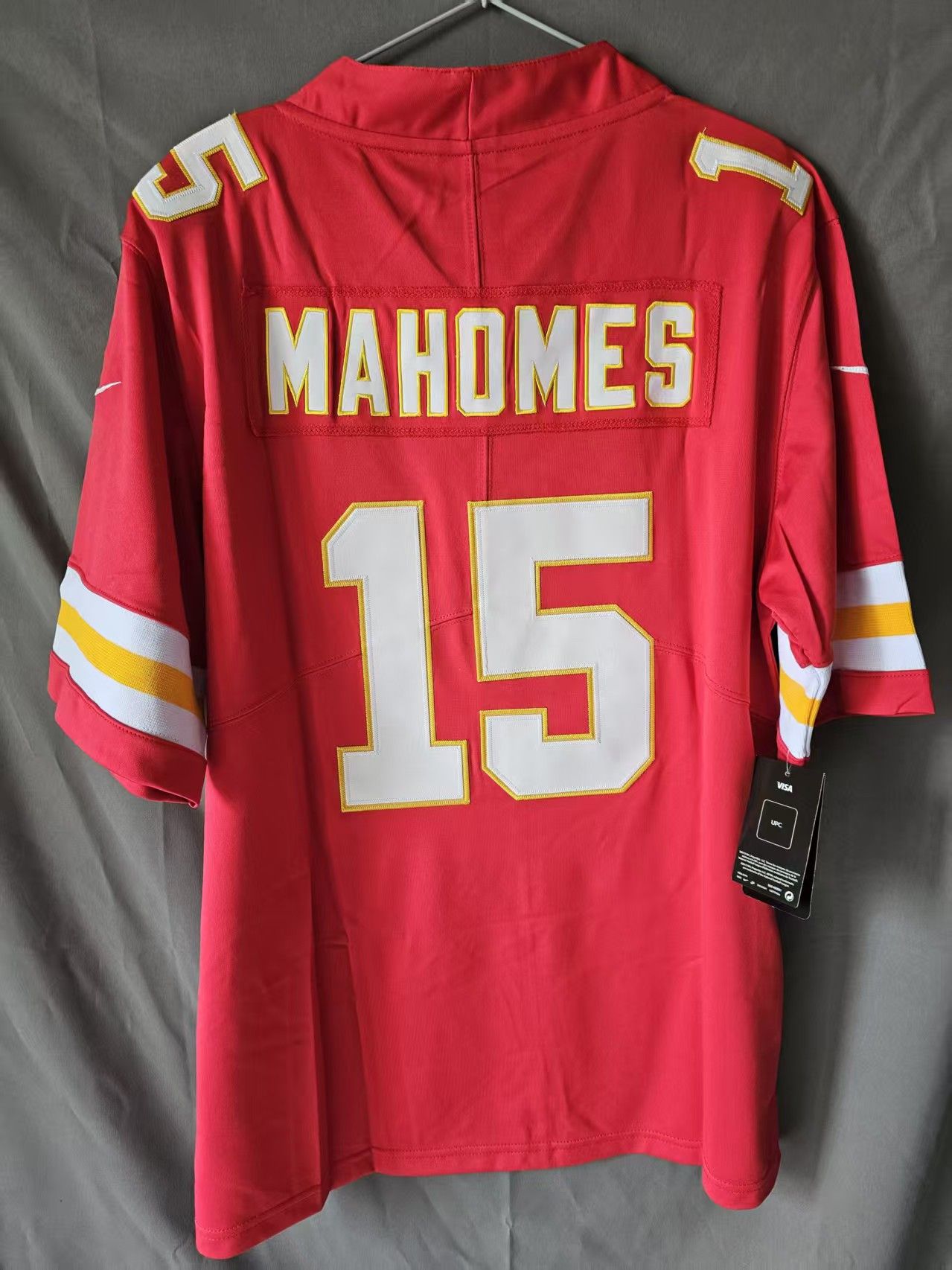 NFL Kansas City Chiefs 15 Patrick Mahomes Jersey Red Size US M / EU 48-50 / 2 - 2 Thumbnail
