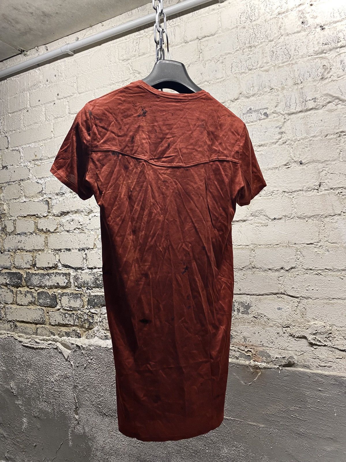 Julius MA Julius red texture print t-shirt size 1 Size US M / EU 48-50 / 2 - 2 Thumbnail