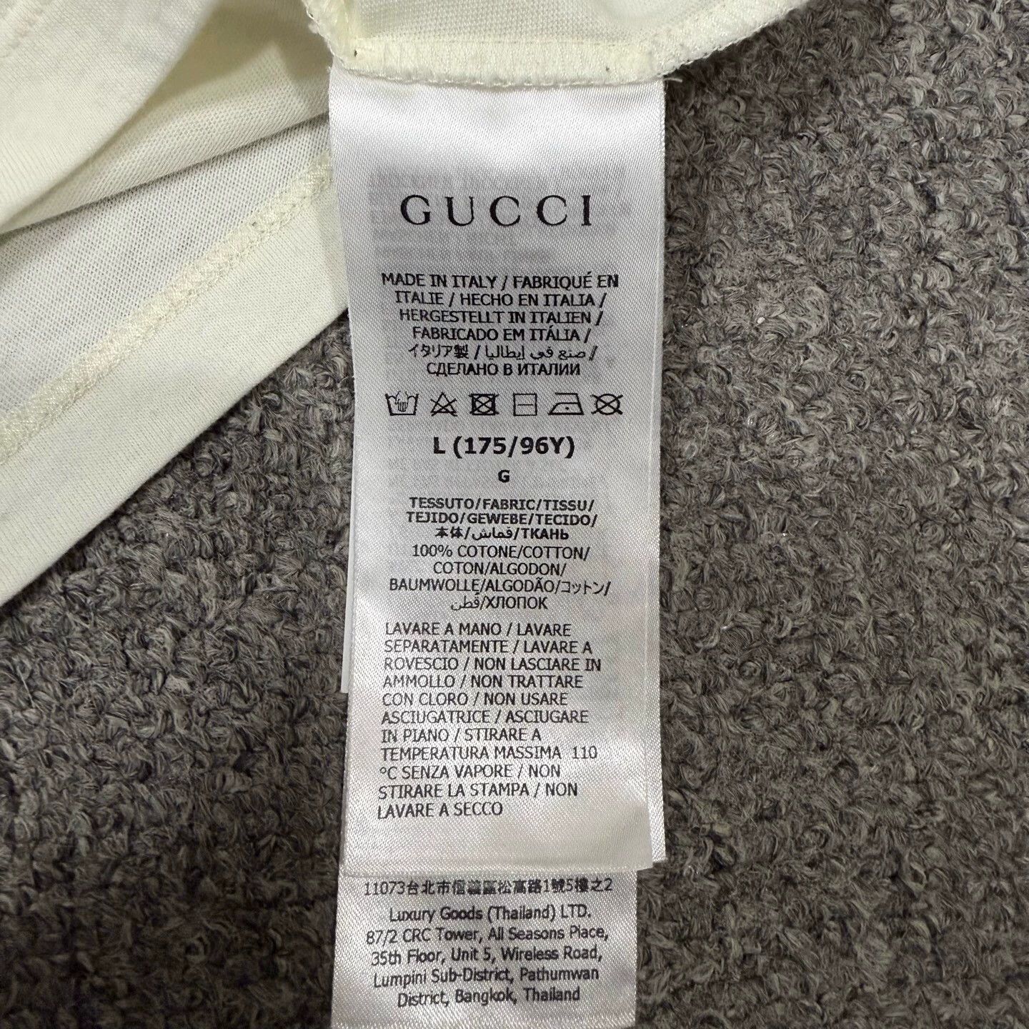 Gucci Gucci Double G White short-sleeve L Size US L / EU 52-54 / 3 - 4 Thumbnail