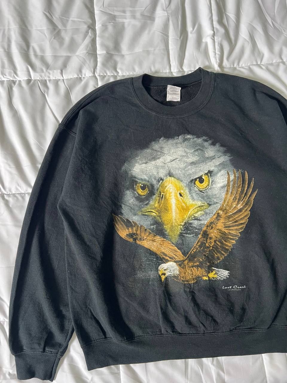 Habitat × Vintage Vintage 90s Lost Creek Outfitters Eagle Crewneck Size US L / EU 52-54 / 3 - 2 Thumbnail