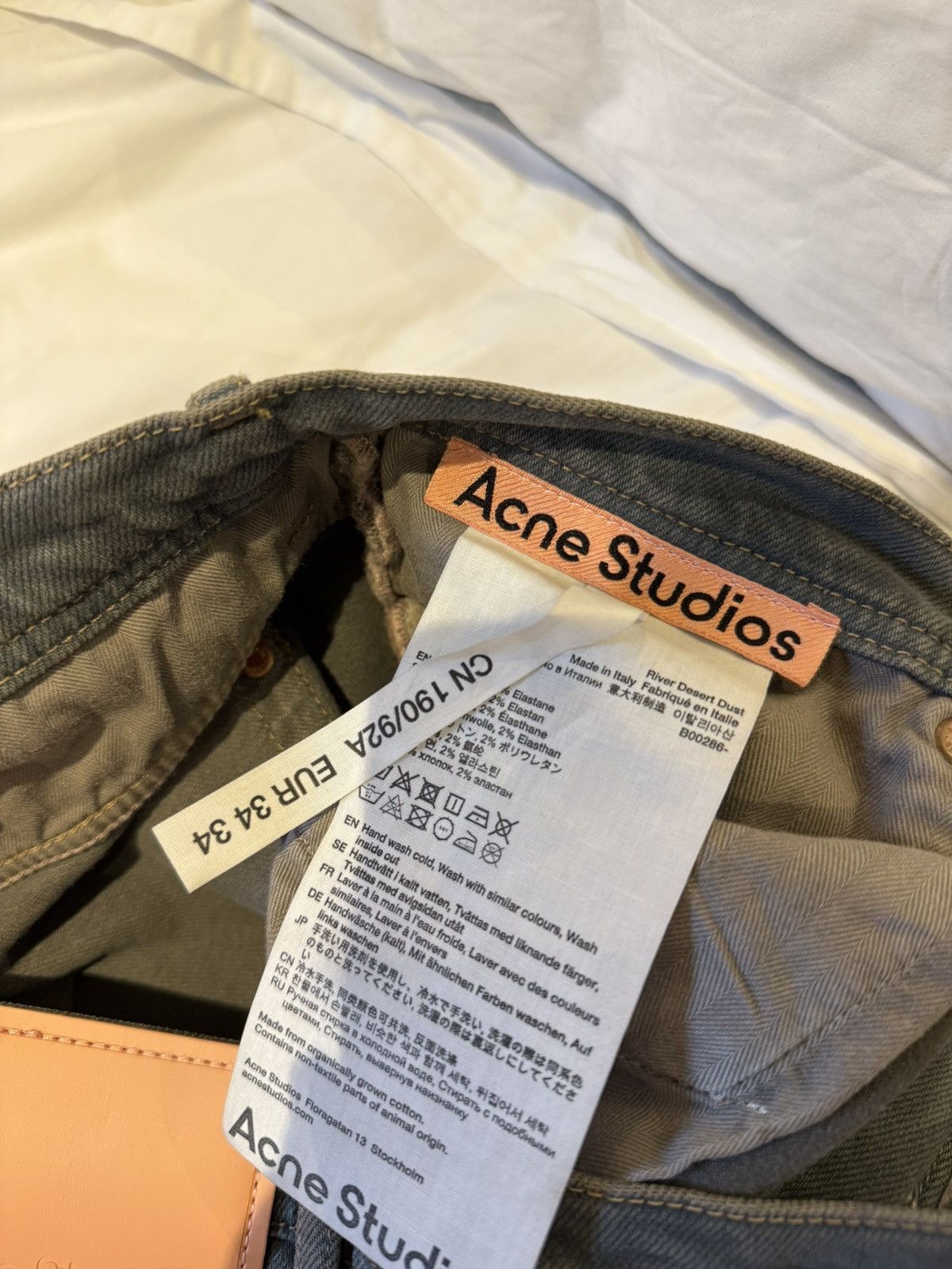 Acne Studios Acne Slim Fit Dust Jeans Size US 34 / EU 50 - 4 Thumbnail