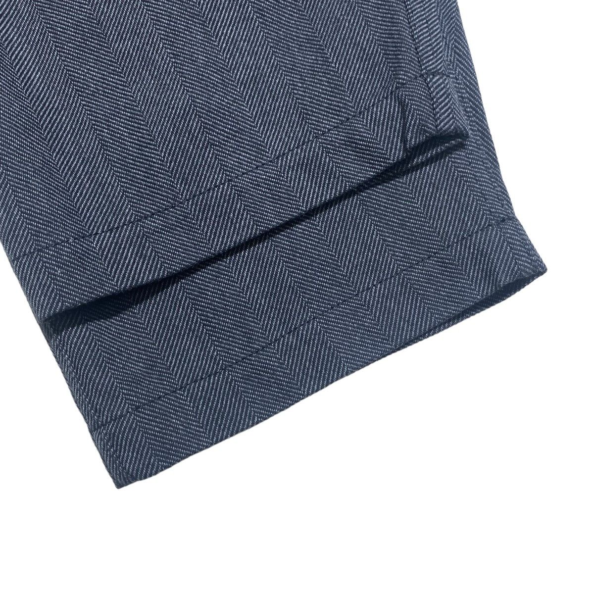 Comme des Garcons SHIRT Shorts Herringbone Cotton Half Pants Gray Size US 35 - 4 Thumbnail