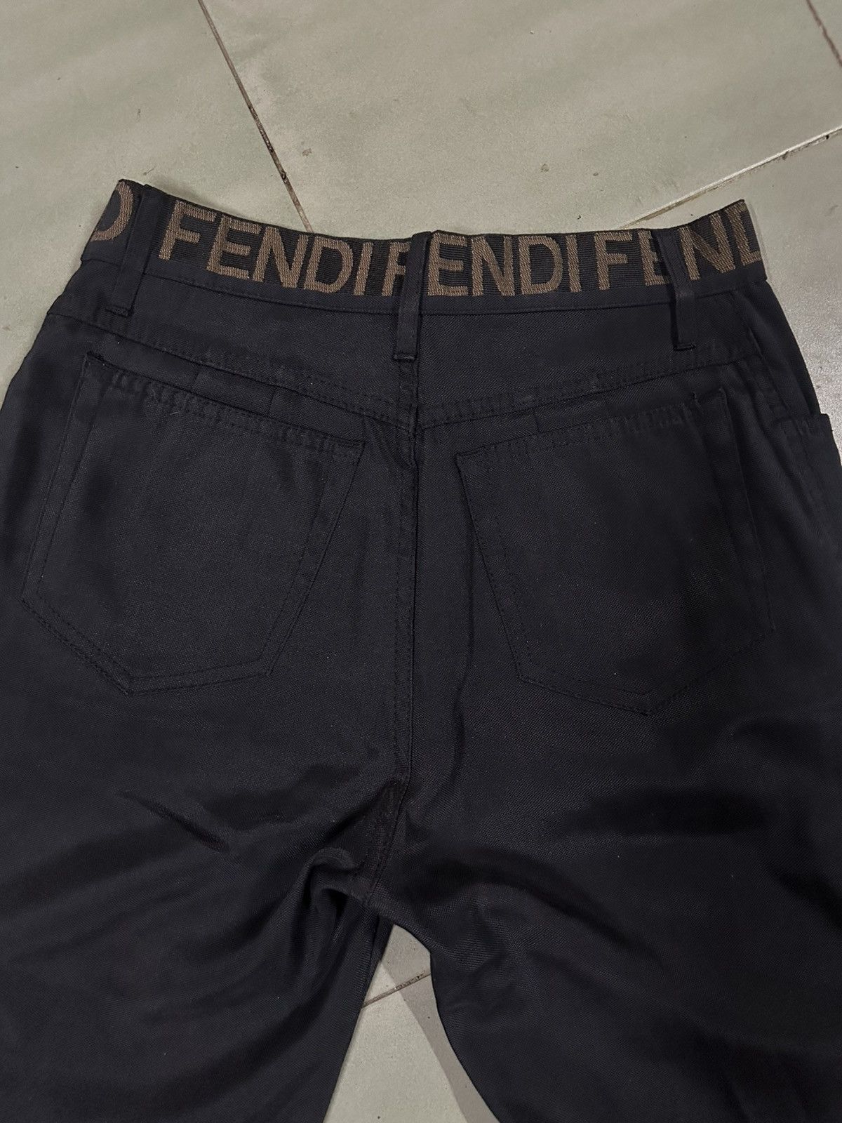 Fendi × Vintage RARE 🔥 VINTAGE FENDI JEANS Size 29" - 4 Thumbnail
