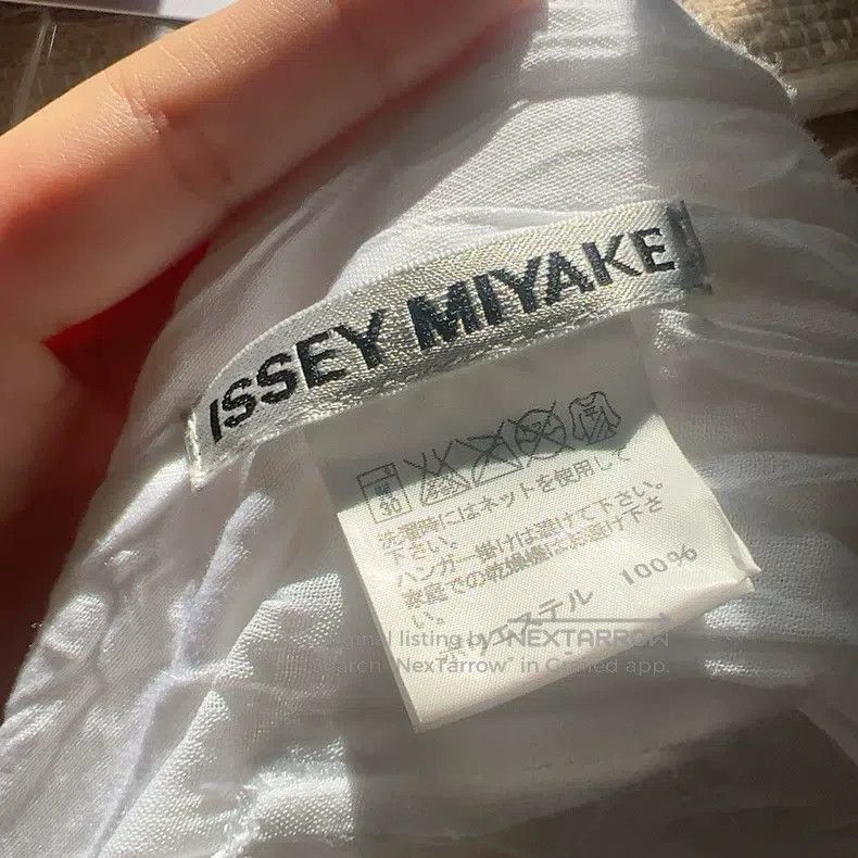 Issey Miyake Issey Miyake White Pleated Shirt Size M / US 6-8 / IT 42-44 - 5 Thumbnail