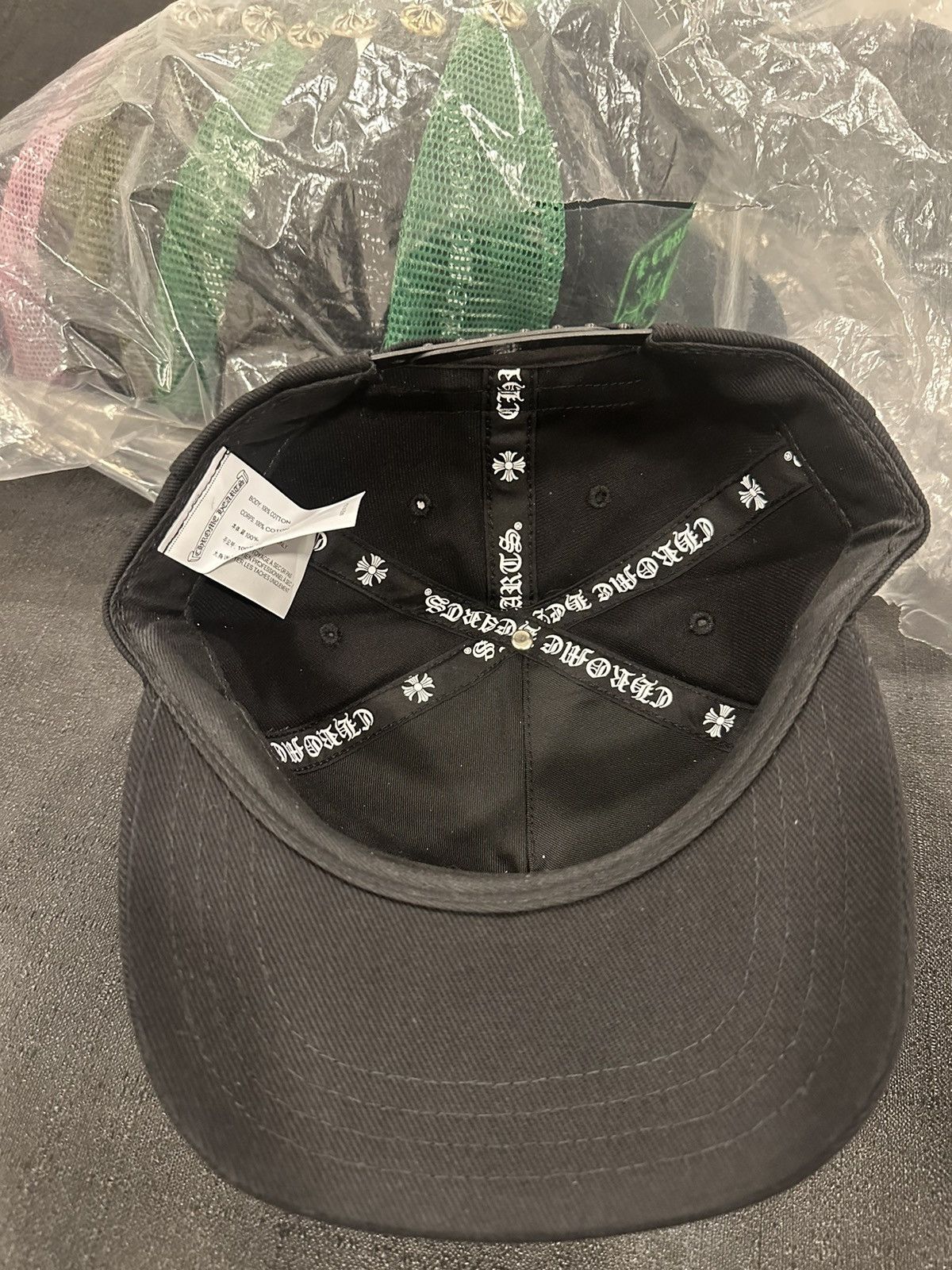 Chrome Hearts Chrome Hearts Denim Horseshoe Baseball Hat Size ONE SIZE - 3 Thumbnail
