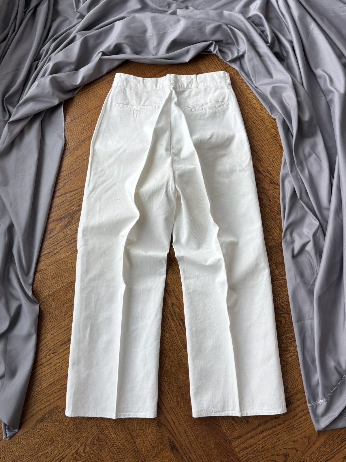 Vintage 1950s Trousers WW2 Vintage Military Dress Pants RCN Navy Uni Size US 27 - 2 Thumbnail
