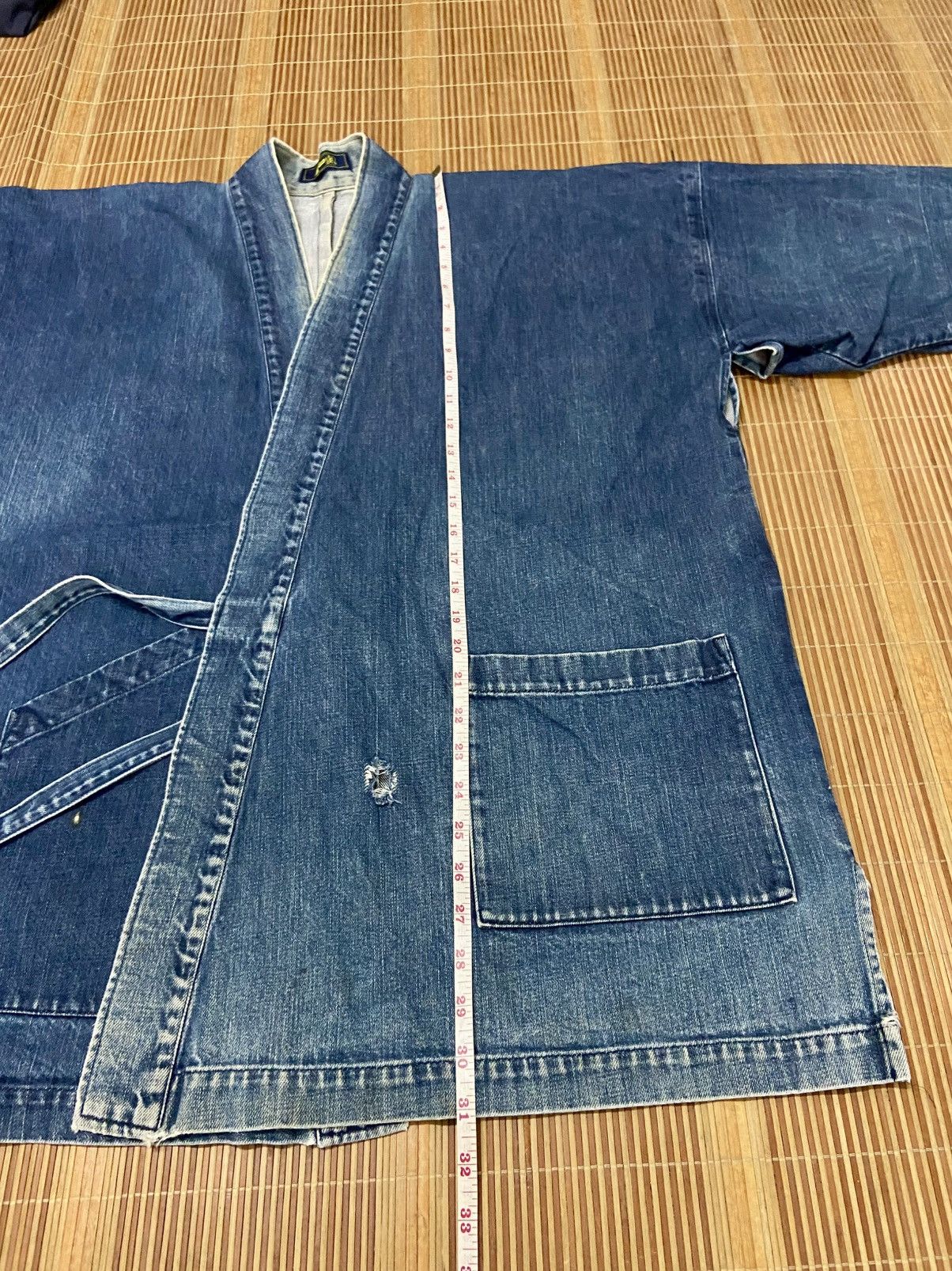 Japanese Brand × Vintage SAKAMOTO KIMONO DENIM JACKET🔥🔥 Size US L / EU 52-54 / 3 - 9 Thumbnail