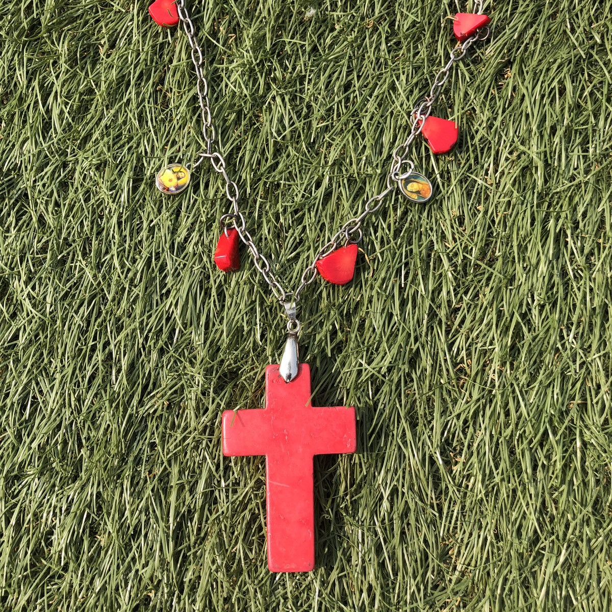 Vintage Catholic Cross chain Size ONE SIZE - 2 Thumbnail