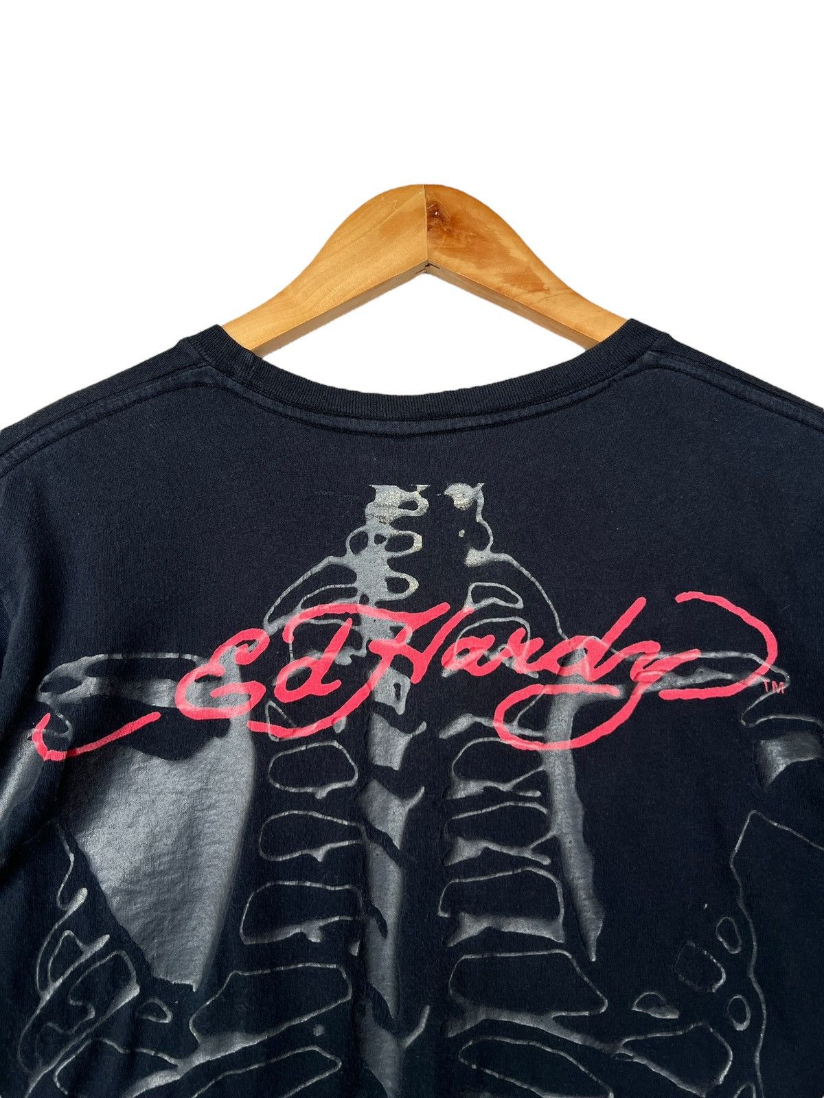 Ed Hardy Ed Hardy Spellout Bones Skull Skeleton Ovp Black Tee Size M Size US M / EU 48-50 / 2 - 5 Thumbnail