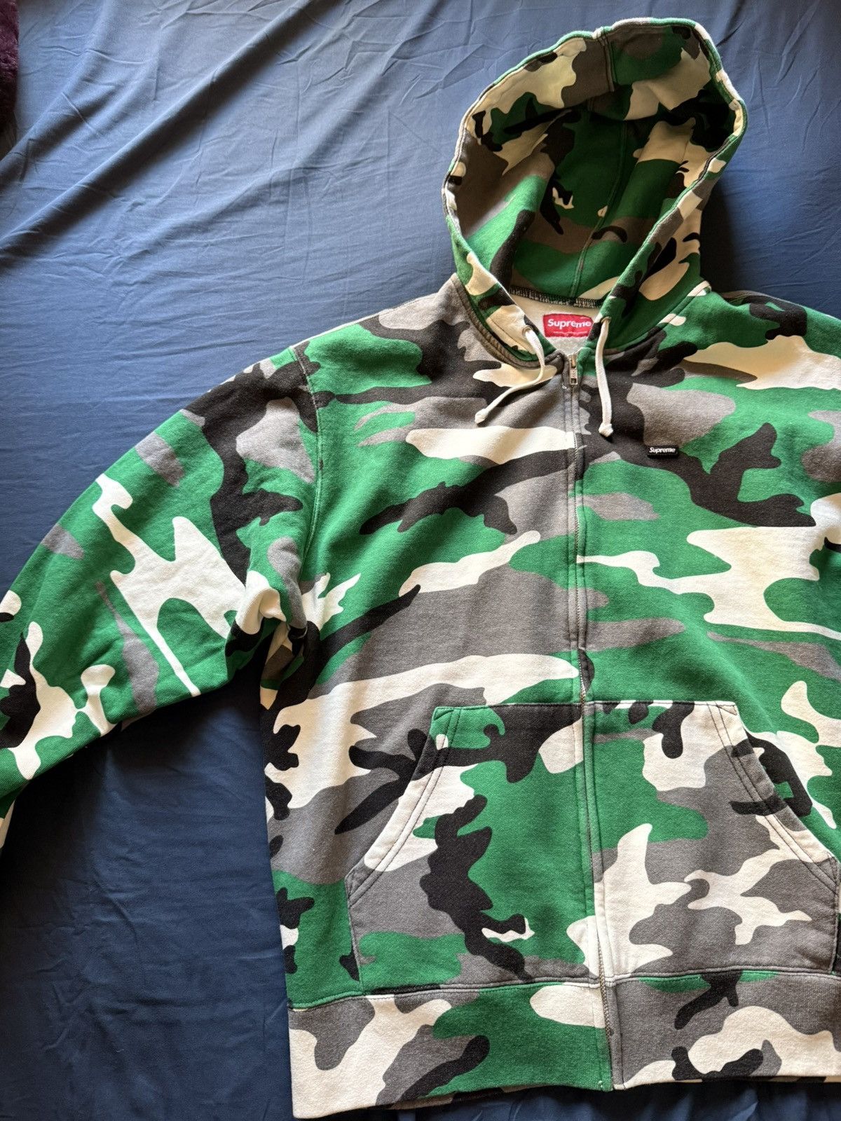 B.B. Simon × Supreme Supreme x b.b. Simon Zip-up hoodie camo | Grailed