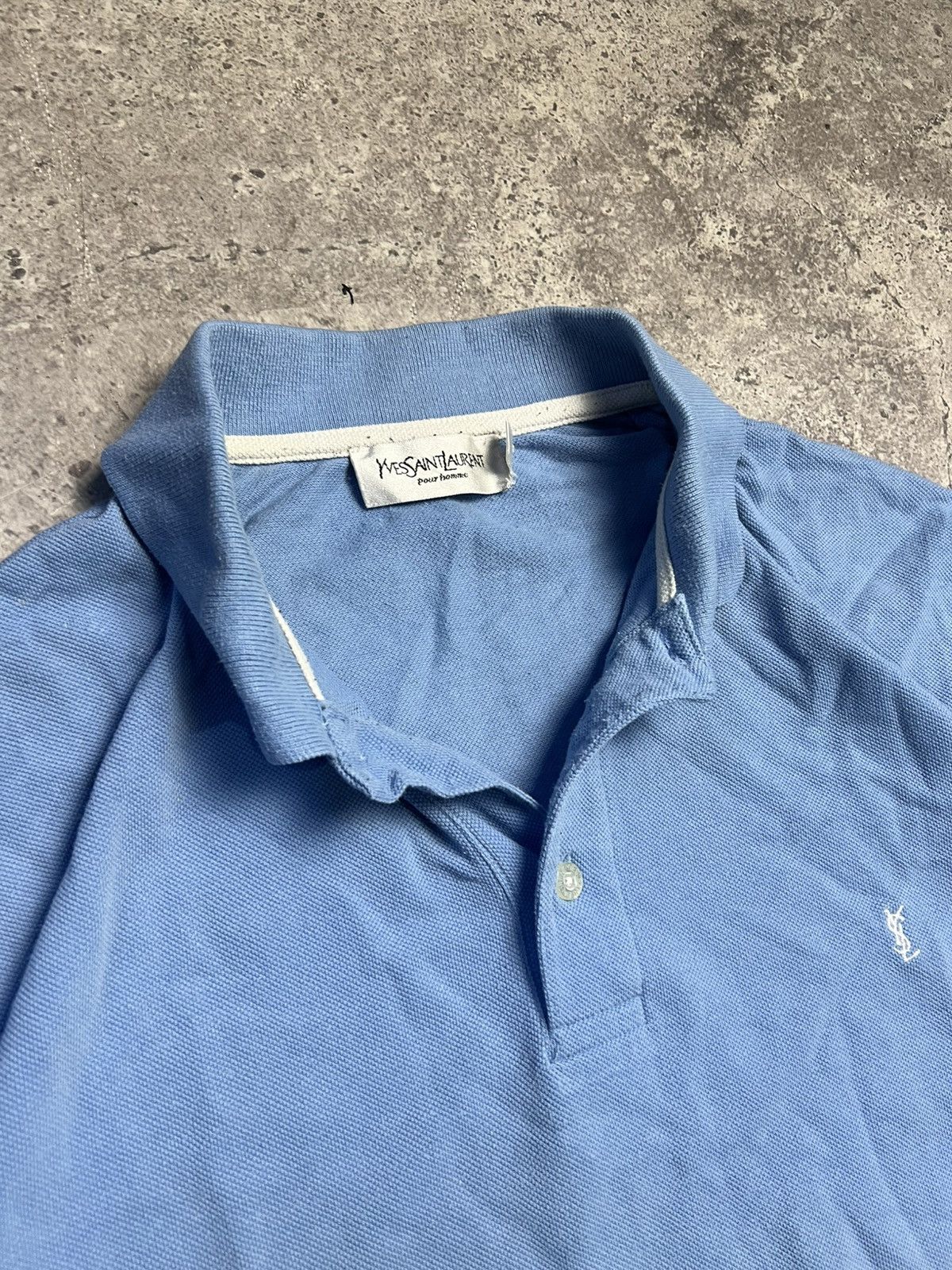 Yves Saint Laurent Vintage Yves Saint Lauren YSL Polo Old Money Style Y2K Size US L / EU 52-54 / 3 - 3 Thumbnail