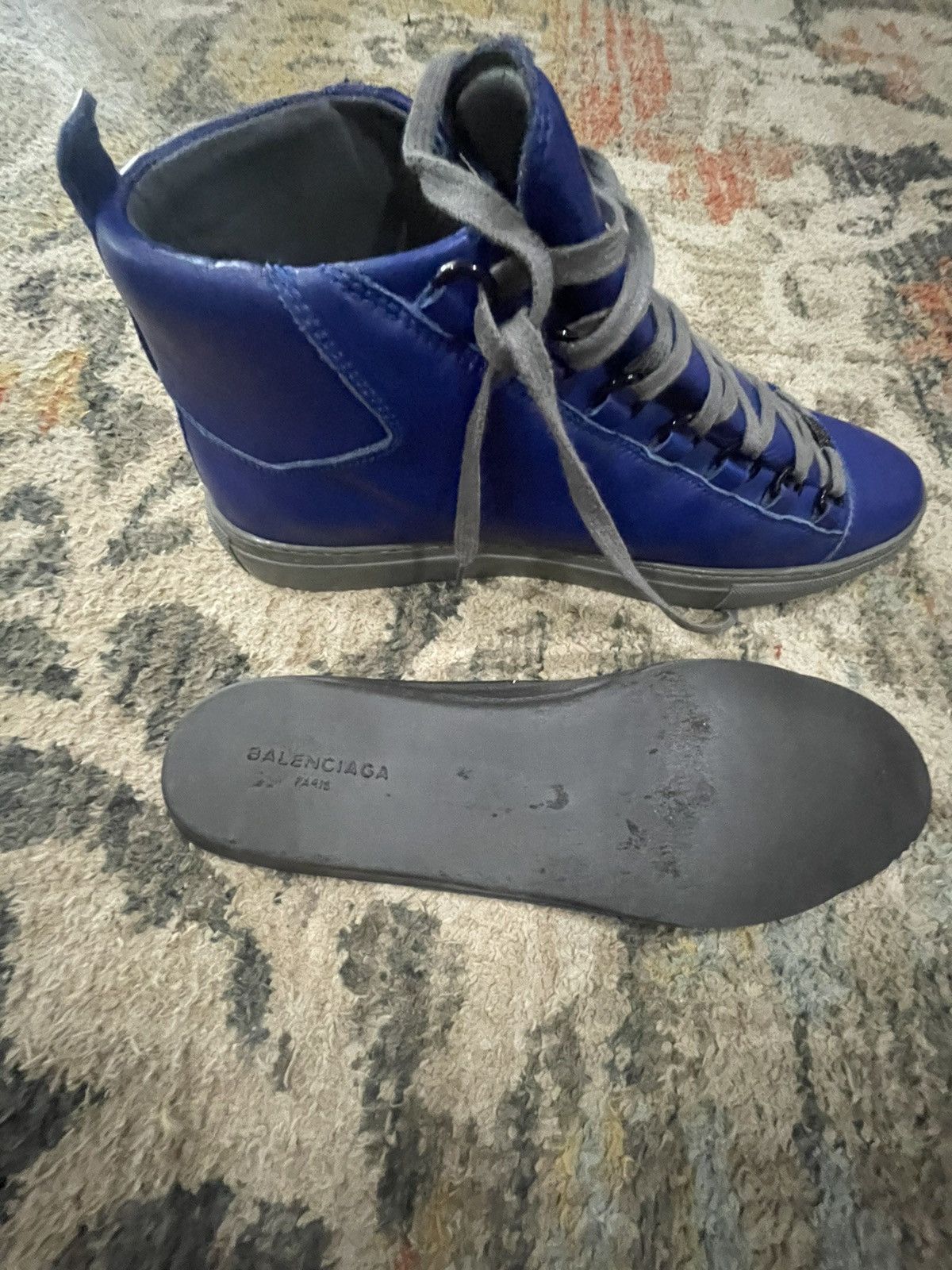 Balenciaga Blue Balenciaga Arenas Size US 10.5 / EU 43-44 - 5 Thumbnail