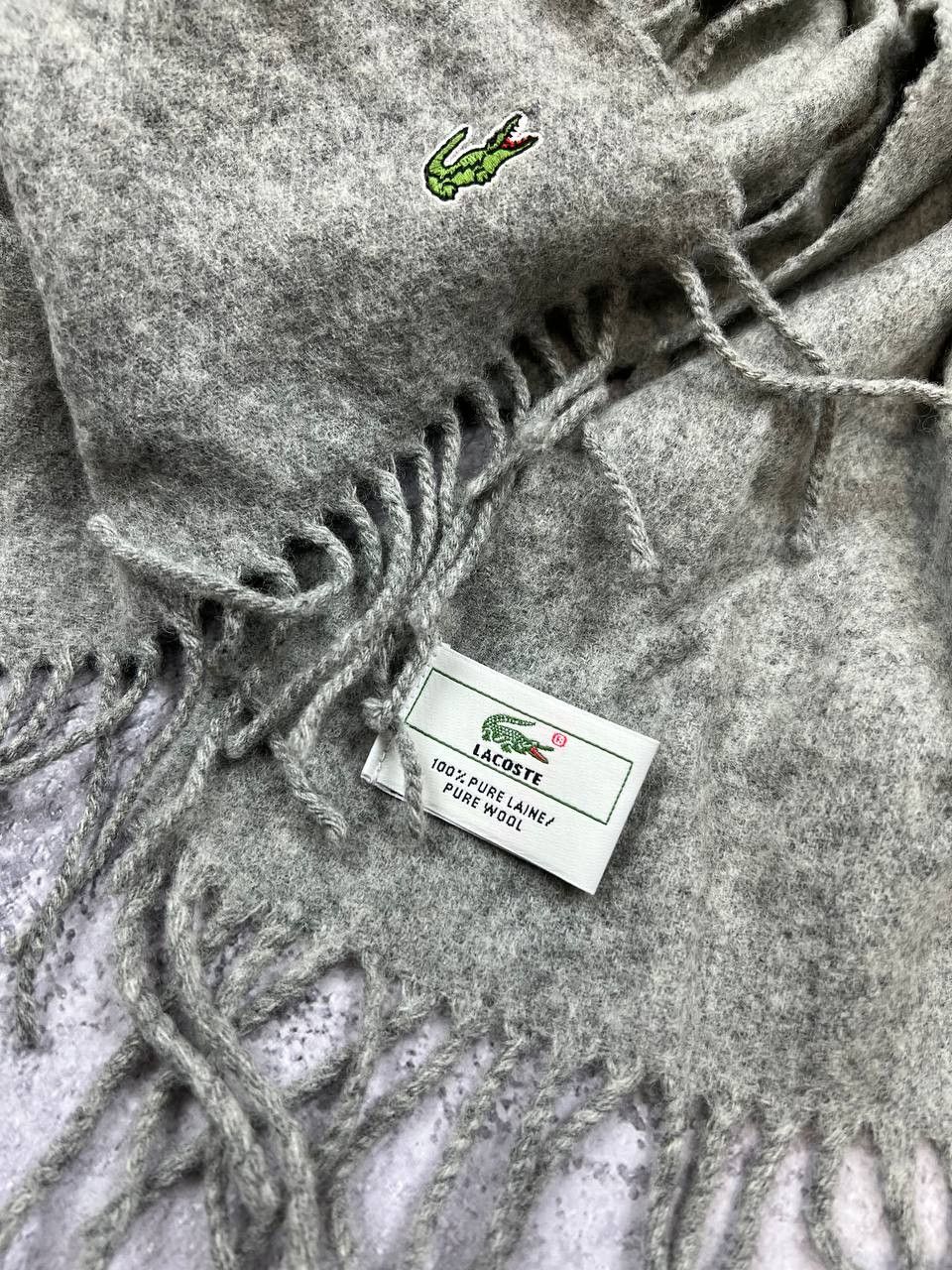 Lacoste Lacoste Scarf Muffler Luxury Old Money Size ONE SIZE - 10 Thumbnail