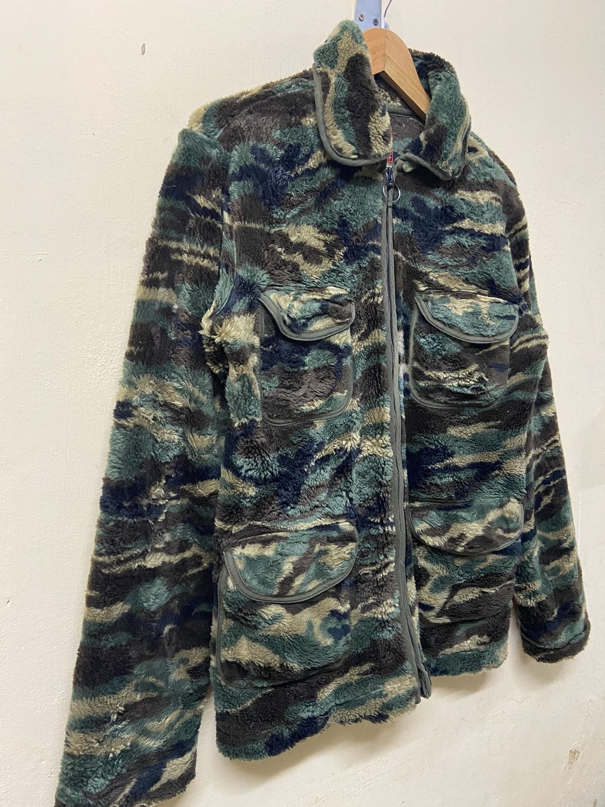 Avirex Avirex Officers Uniform Camouflage Fleece Jacket Size US S / EU 44-46 / 1 - 3 Thumbnail