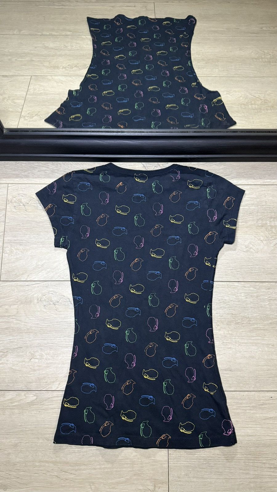Juicy Couture Y2K 2000s Women’s Jimmy Z Ice Cream Grenade Outline All Over Size XS / US 0-2 / IT 36-38 - 1 Thumbnail