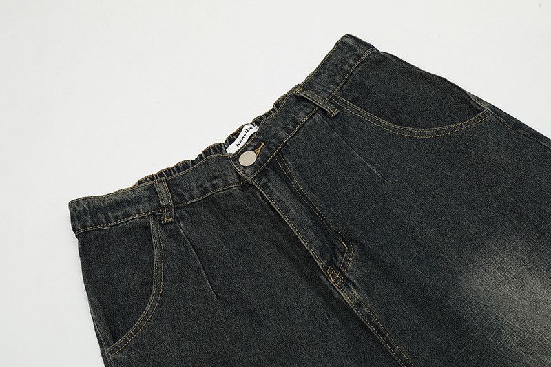 Japanese Brand American retro high street style frayed star washed jeans Size US 32 / EU 48 - 3 Thumbnail