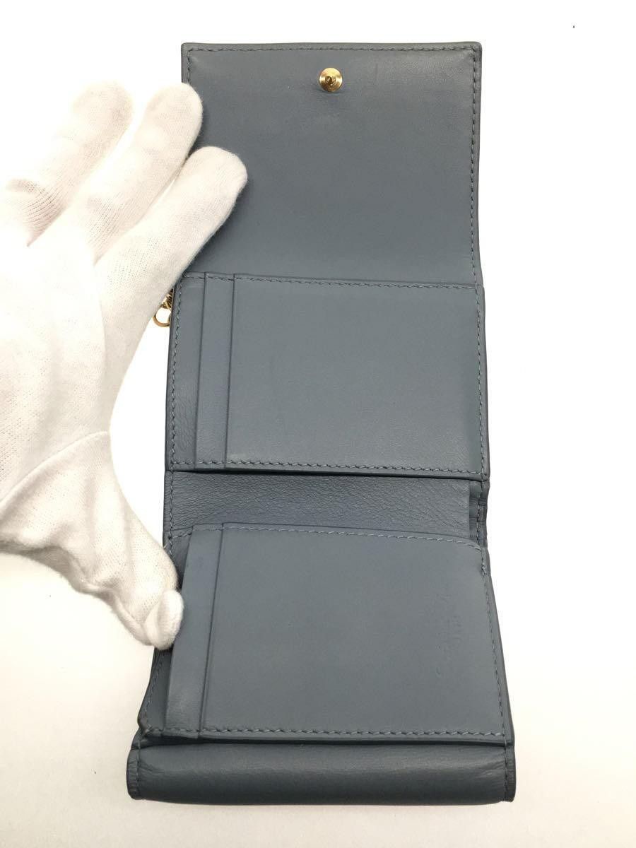 Dior Dior Tri-Fold Wallet Blue With Box Size ONE SIZE - 4 Thumbnail