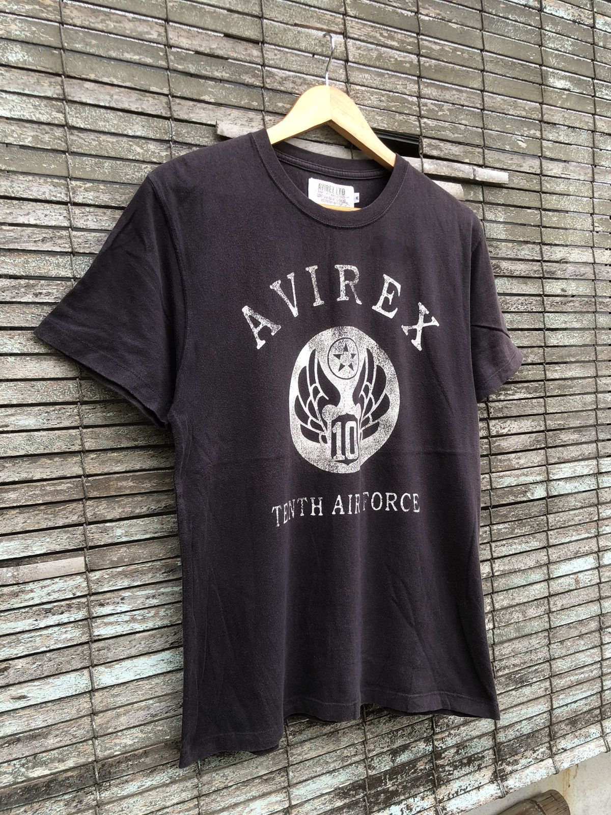 Avirex Vintage Sunfaded Avirex Tenth Air Force Big Logo Tee Size US M / EU 48-50 / 2 - 3 Thumbnail