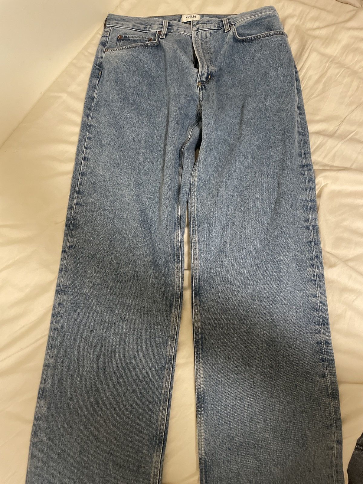 Agolde Agolde Mid Rise Straight Jeans Size US 36 / EU 52 - 1 Thumbnail