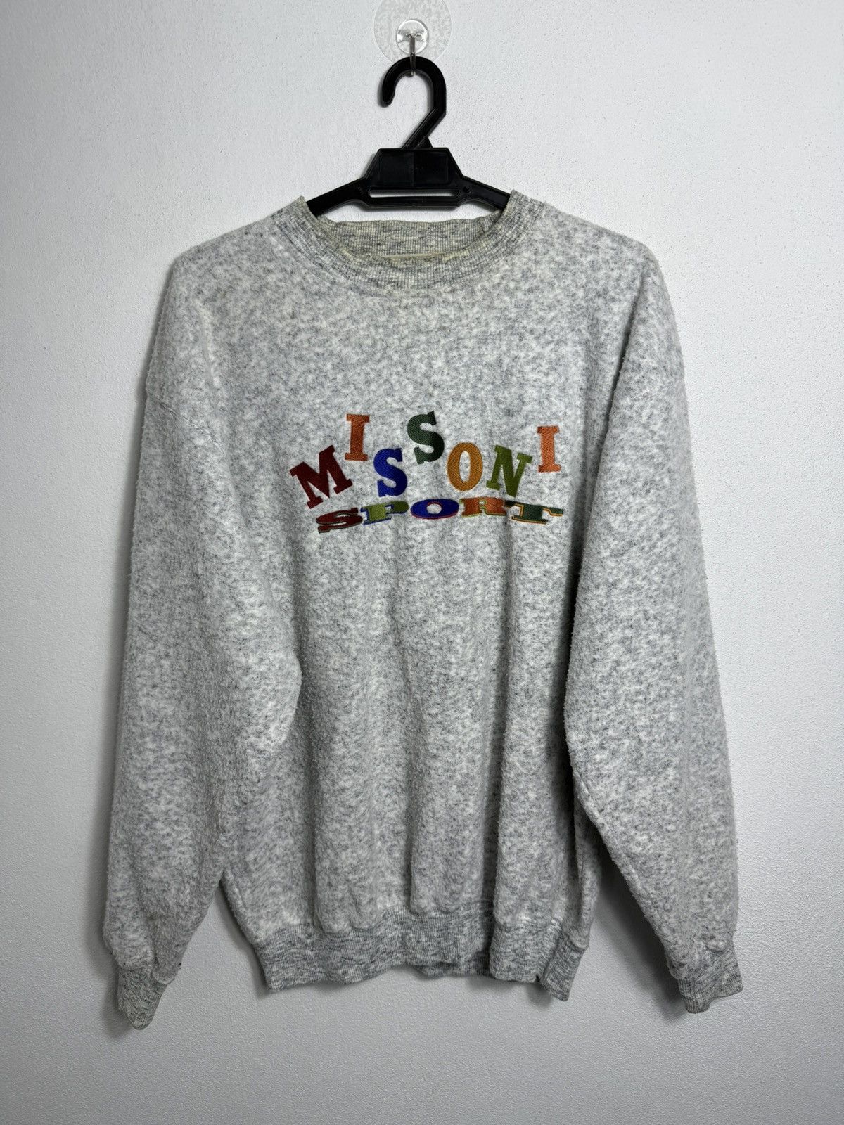 Missoni Vintage Missoni Sport Sweatshirt Spell Out Size US L / EU 52-54 / 3 - 1 Thumbnail