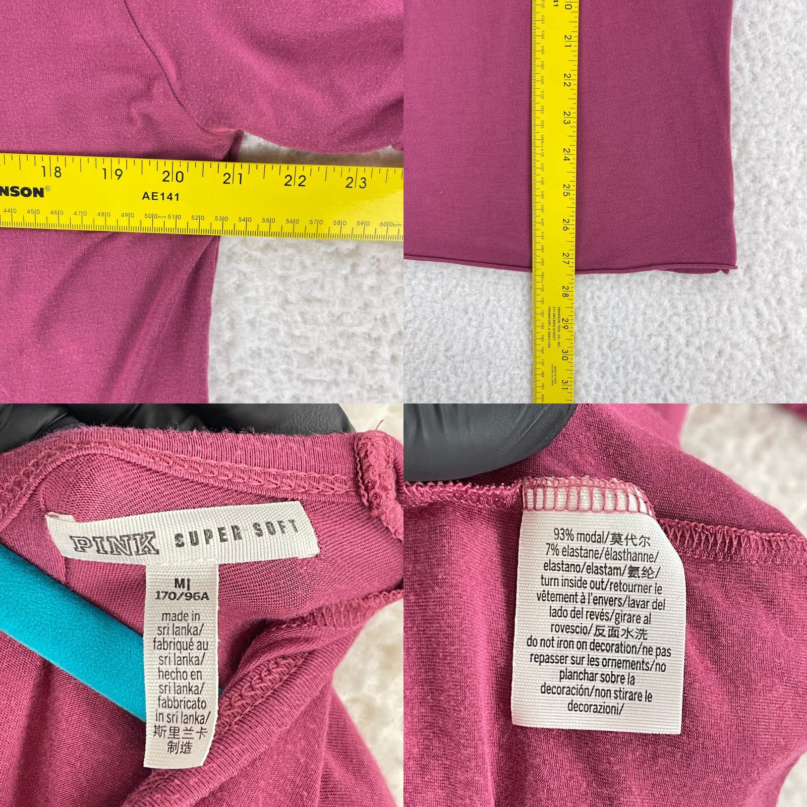 Victoria's Secret PINK Victoria's Secret Super Soft Shirt Womens Medium Mauve Long Sleeve Shirt Size M / US 6-8 / IT 42-44 - 8 Thumbnail