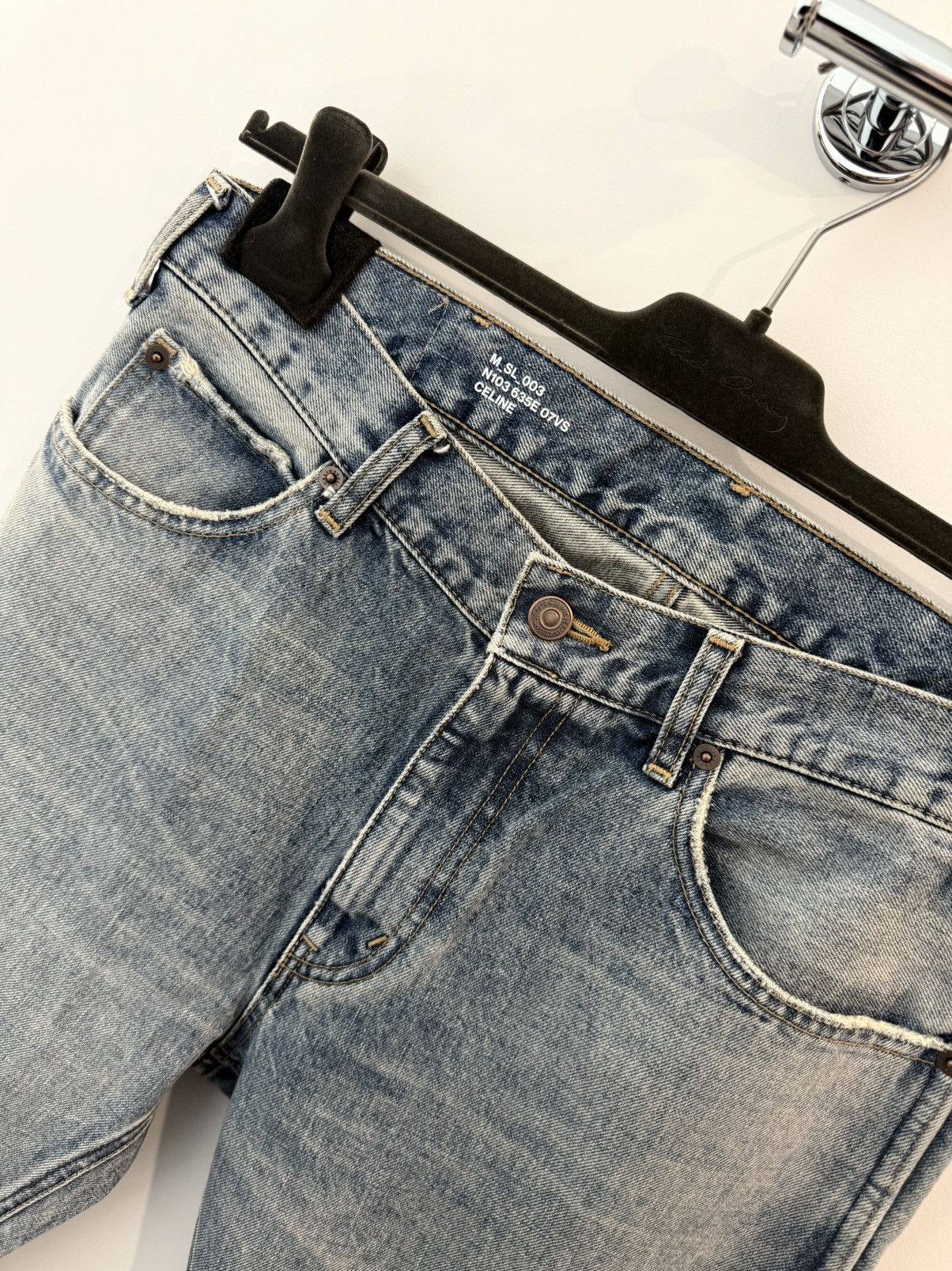 Celine × Hedi Slimane Celine SL-003 Denim - 31 Size US 31 - 3 Thumbnail