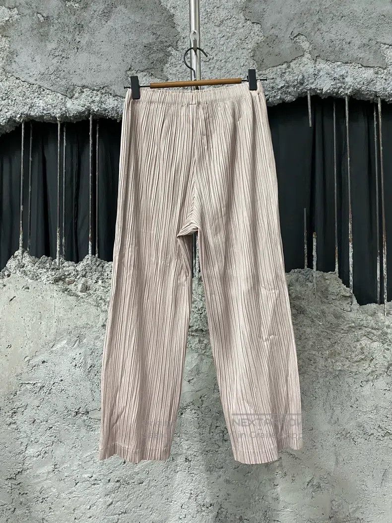 Issey Miyake Issey Miyake Beige Trousers Size 25" / US 0 / IT 36 - 2 Thumbnail