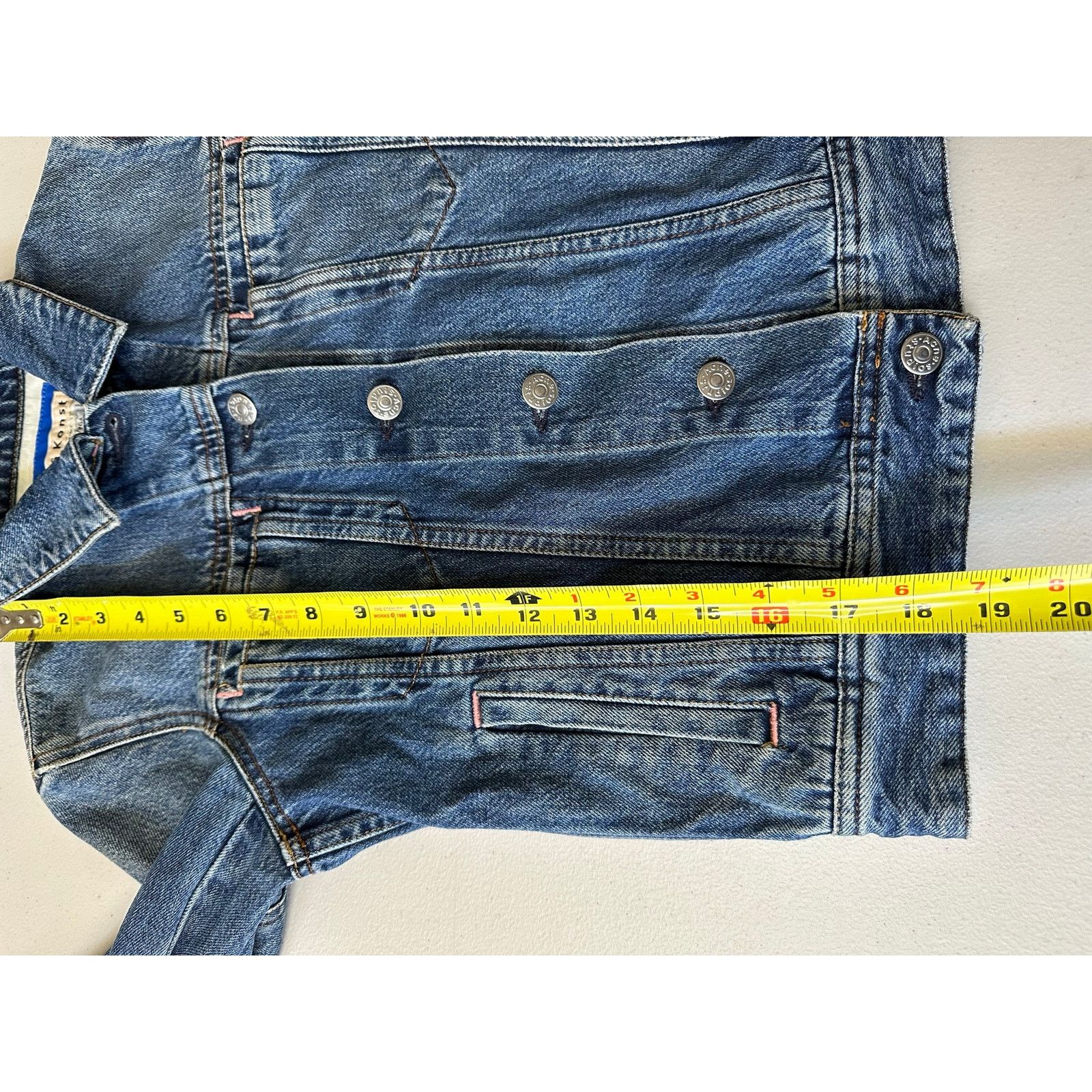 Acne Studios Acne Studios Bla Konst Cliff Denim Jacket Womens 32 160/76A Size XXS / US 00 / IT 34 - 8 Thumbnail