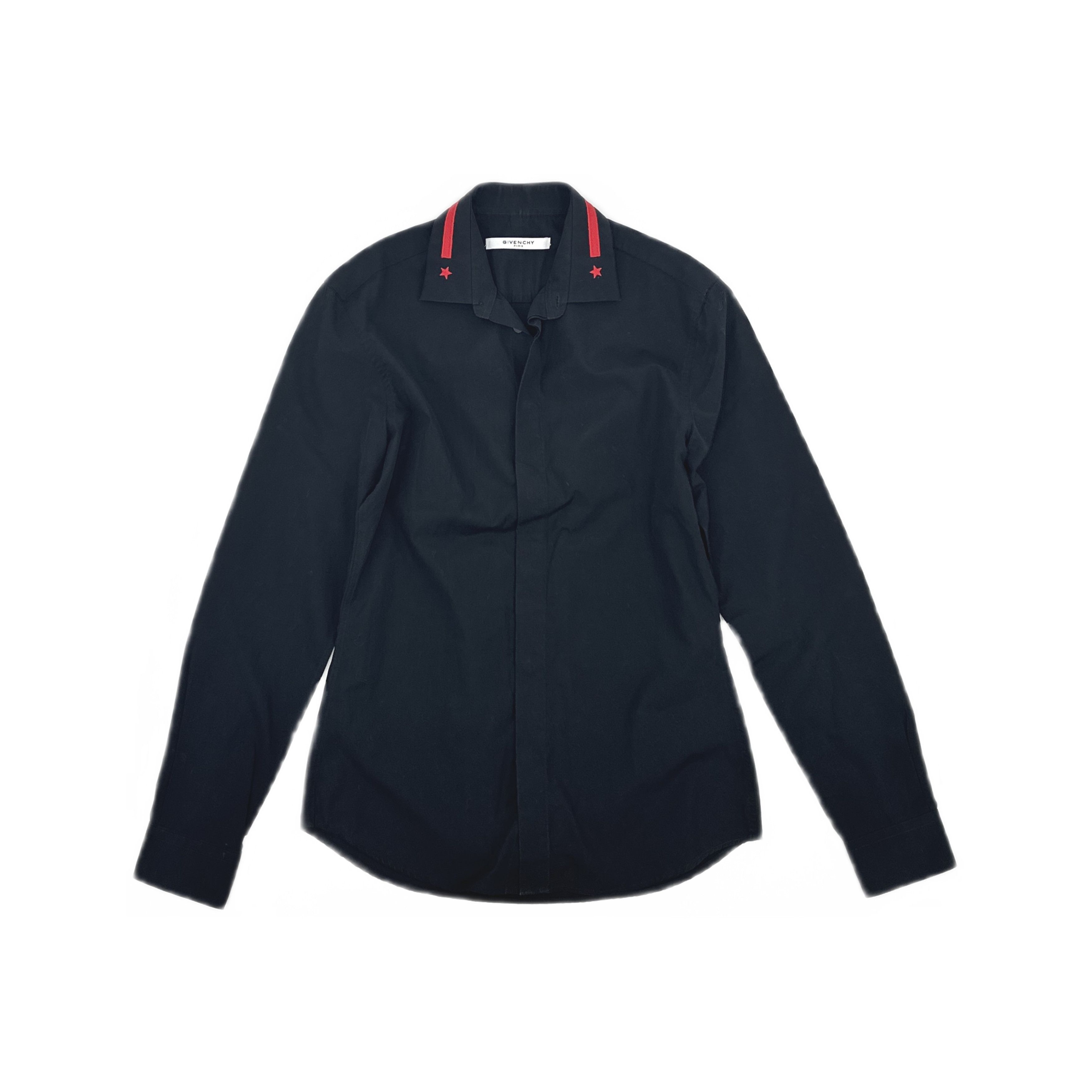 Givenchy Givenchy Red Star Stripe Button Up Shirt Size S Size US S / EU 44-46 / 1 - 1 Thumbnail