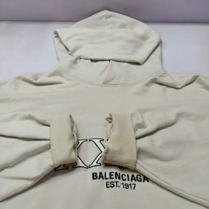 Balenciaga Balenciaga Balenciaga Men's FW22 Logo Cotton Hoodie -2507 Size US M / EU 48-50 / 2 - 8 Thumbnail