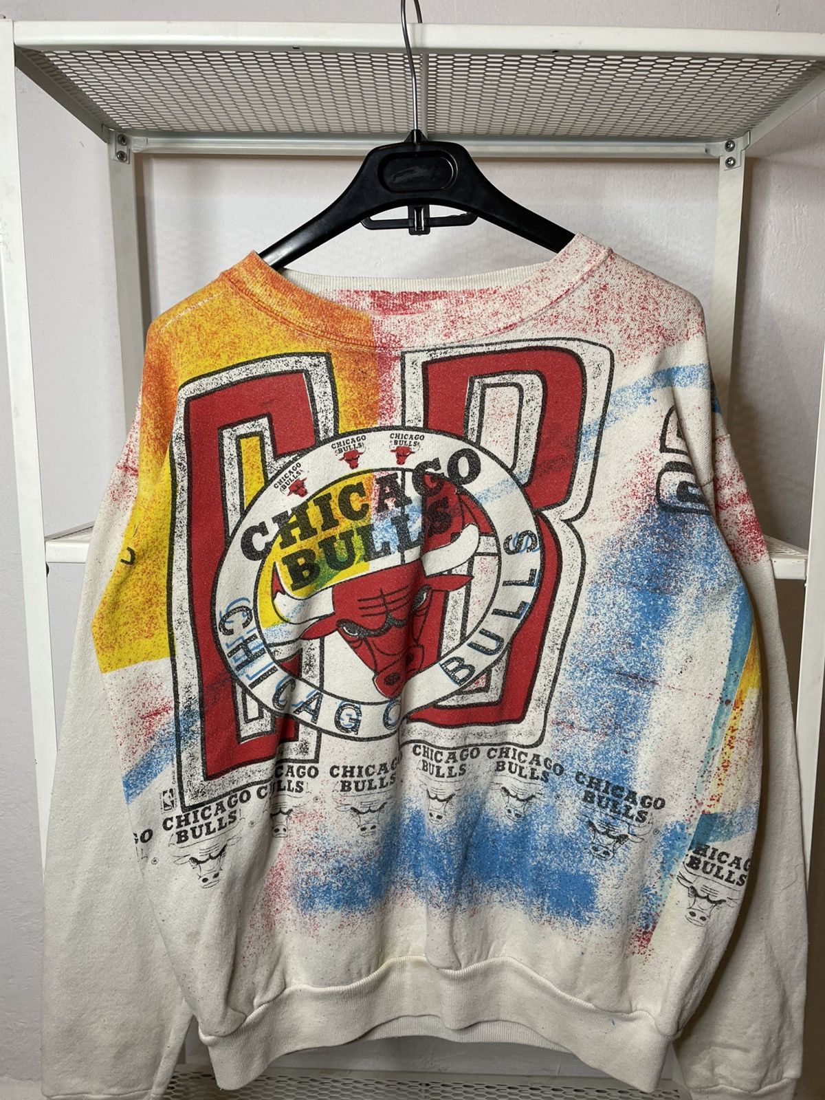 NBA vintago chicago bulls AOP sweatshirt Size US M / EU 48-50 / 2 - 1 Thumbnail